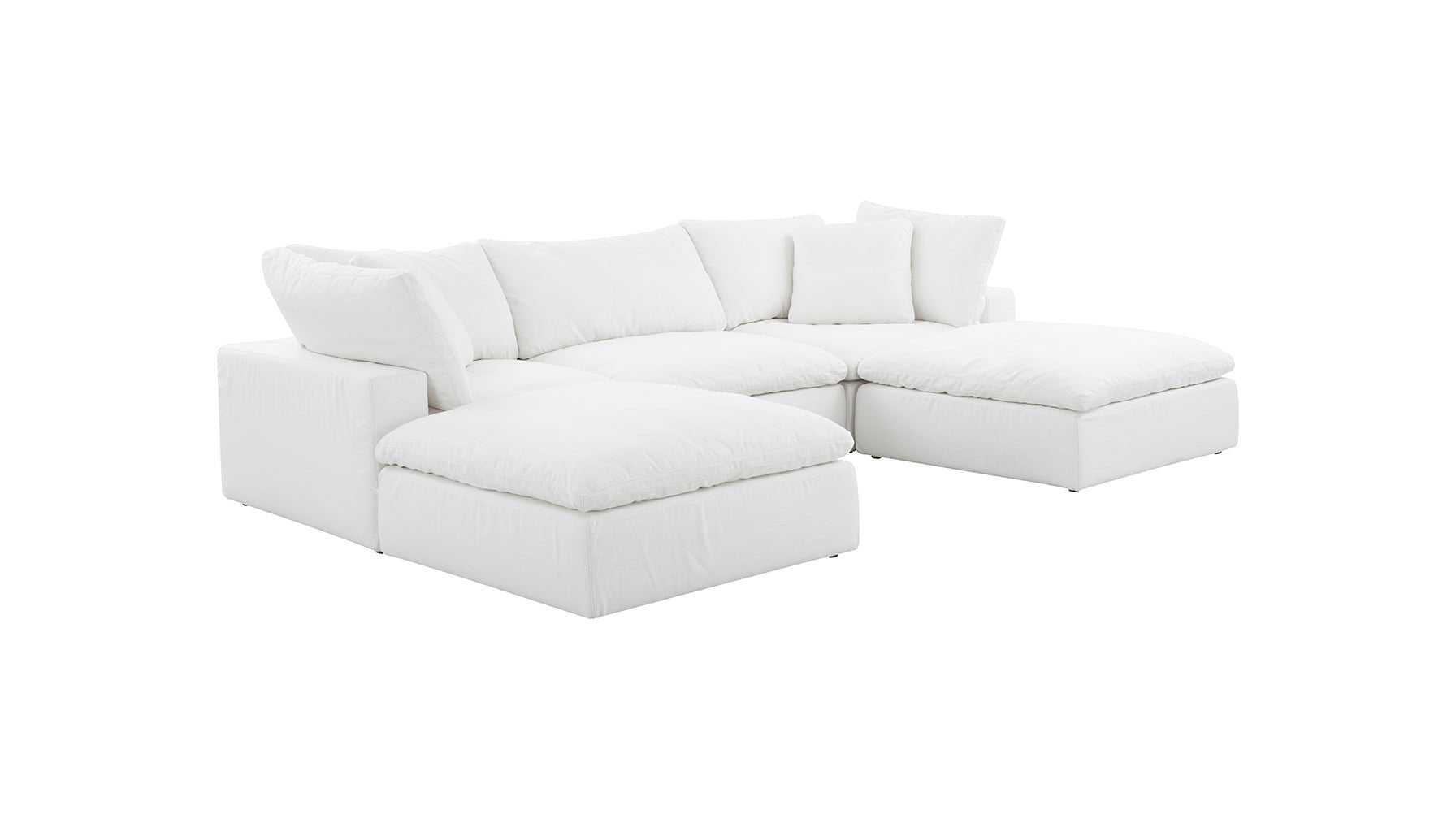 Movie Night™ 5-Piece Modular U-Shaped Sectional, Large, Brie - Image 10