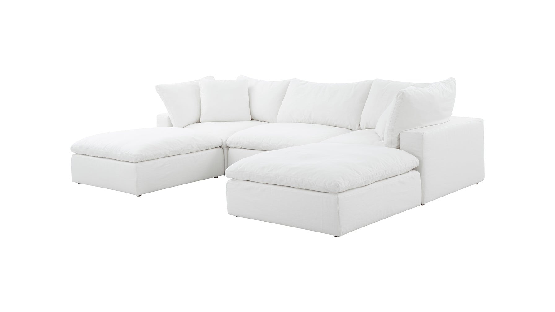 Movie Night™ 5-Piece Modular U-Shaped Sectional, Large, Brie - Image 5