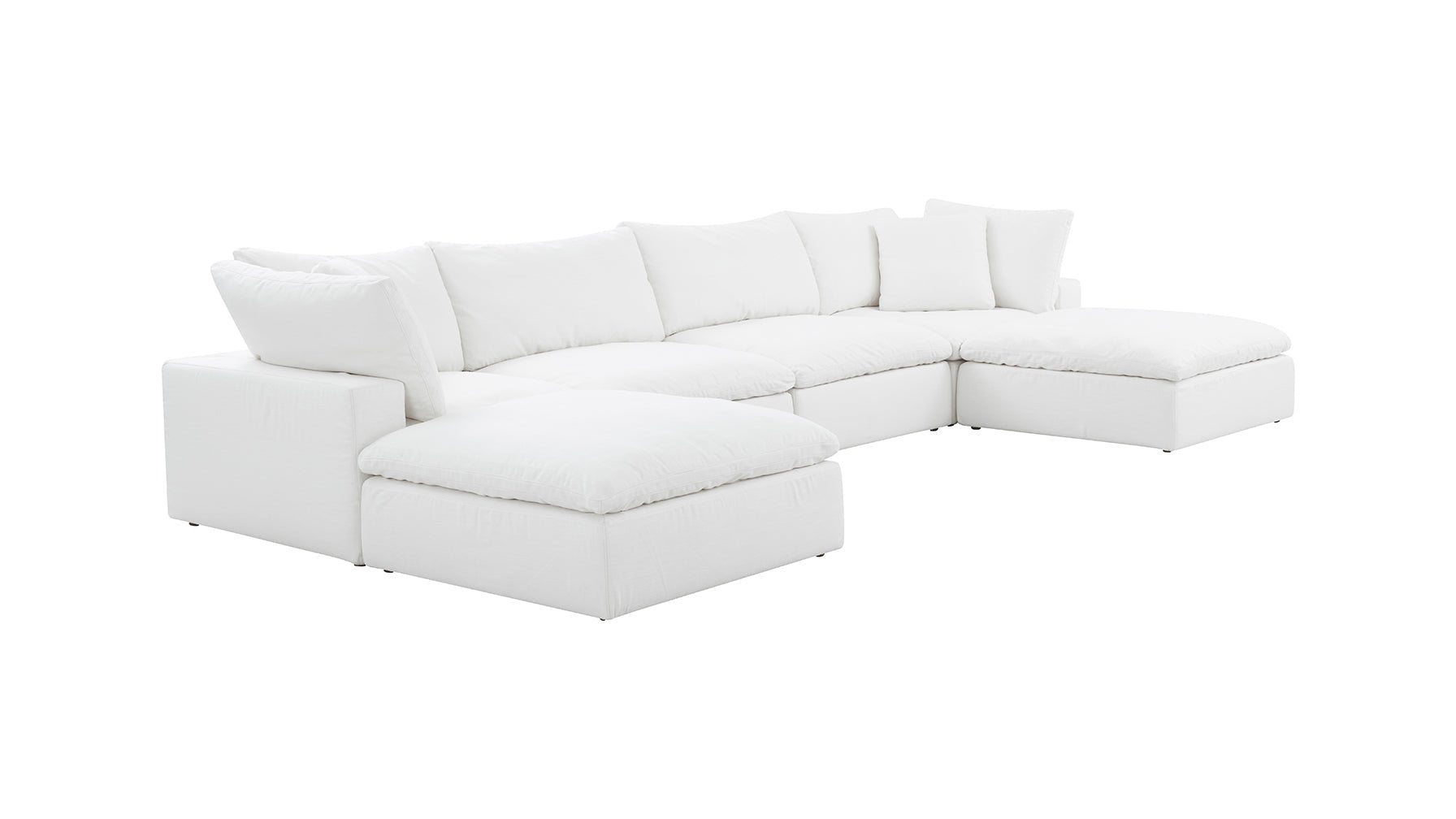 Movie Night™ 6-Piece Modular U-Shaped Sectional, Large, Brie - Image 10