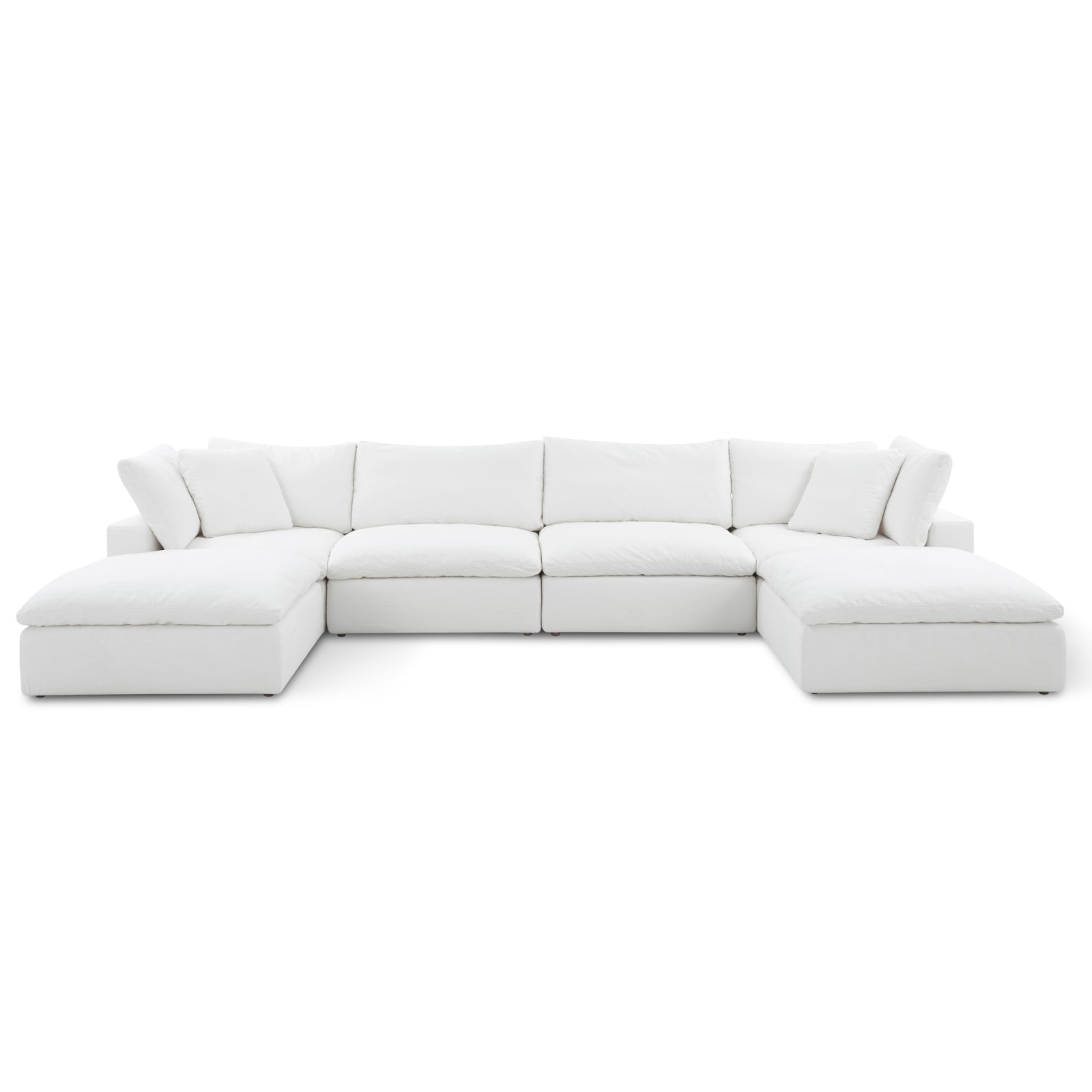 Movie Night™ 6-Piece Modular U-Shaped Sectional, Standard, Brie - Image 8