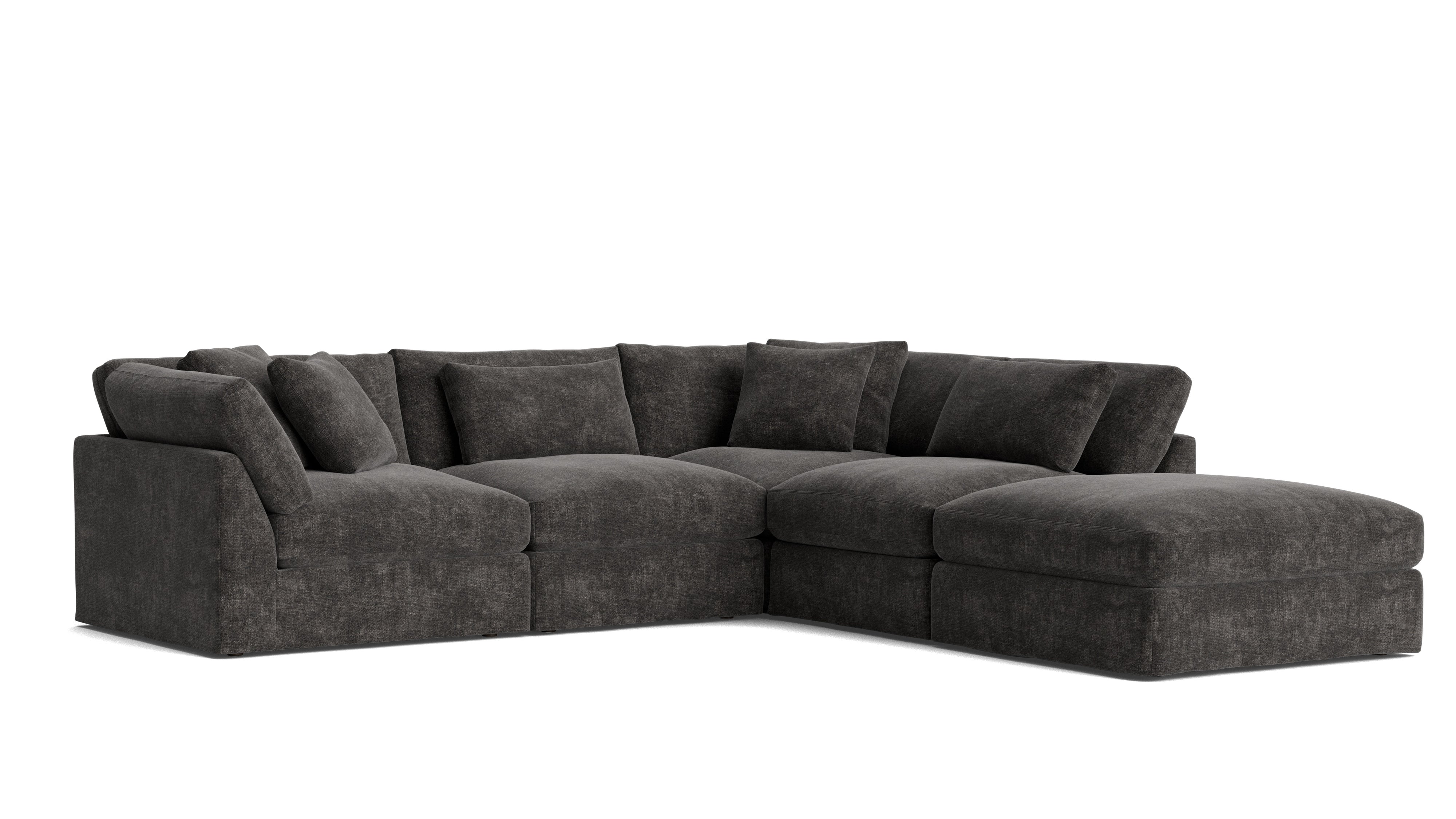 Get Together™ 5 - Piece Modular Sectional, Large, Truffle - Sundays Company CanadaSEC-YJ-028-003