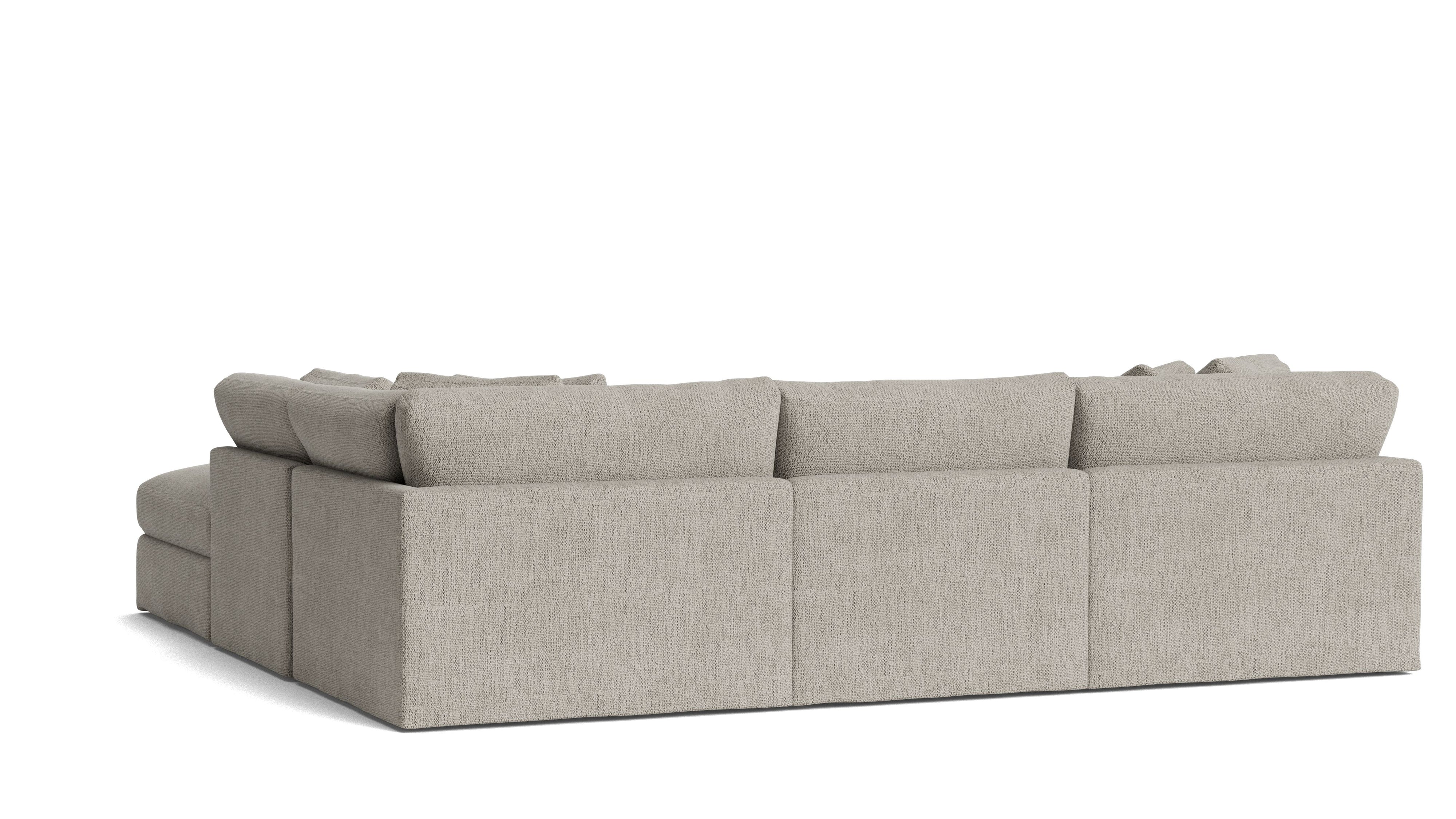 Get Together™ 5 - Piece Modular Sectional, Large, Oatmeal - Sundays Company CanadaSEC-YJ-028-007