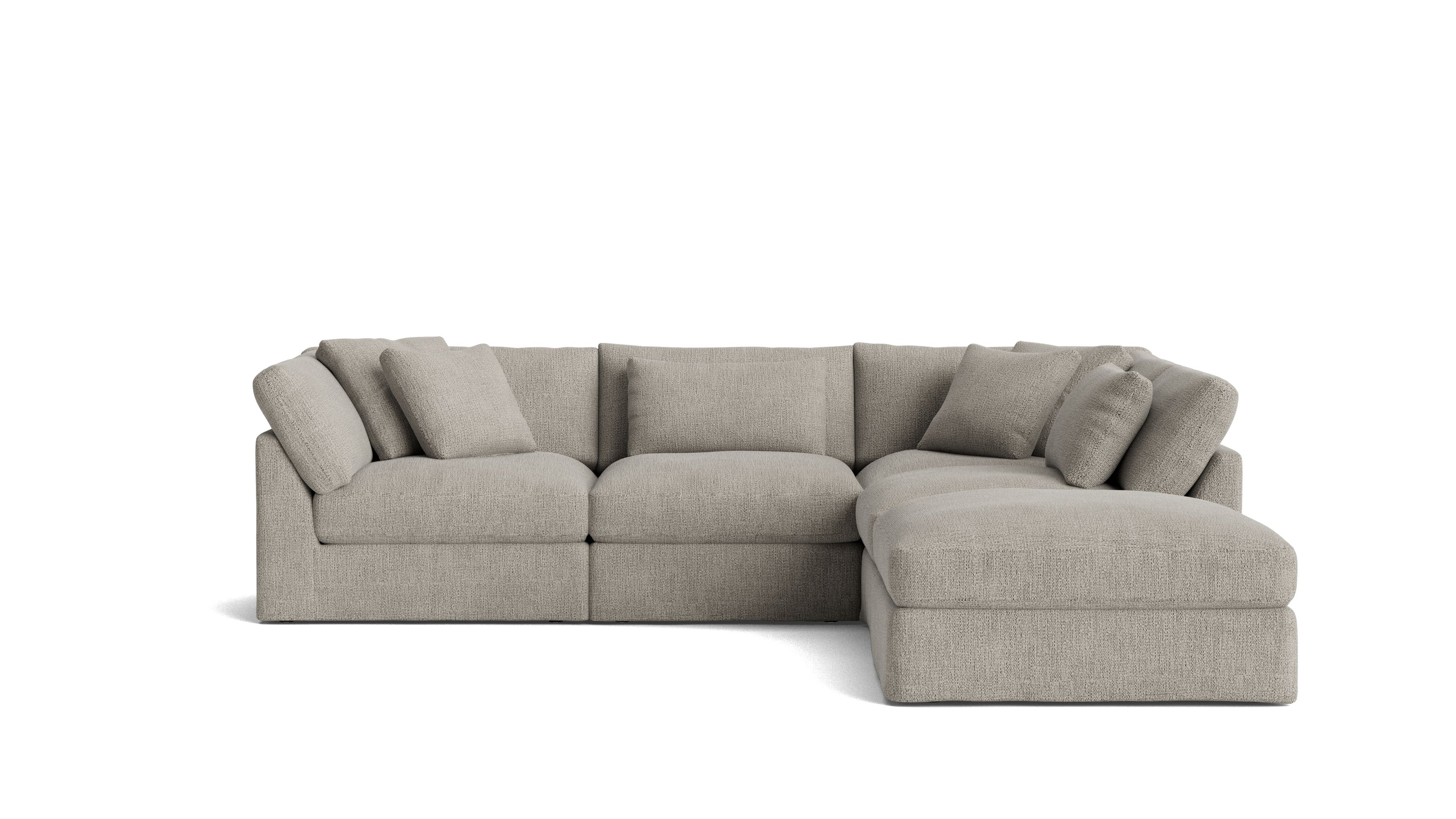Get Together™ 5 - Piece Modular Sectional, Large, Oatmeal - Sundays Company CanadaSEC-YJ-028-007