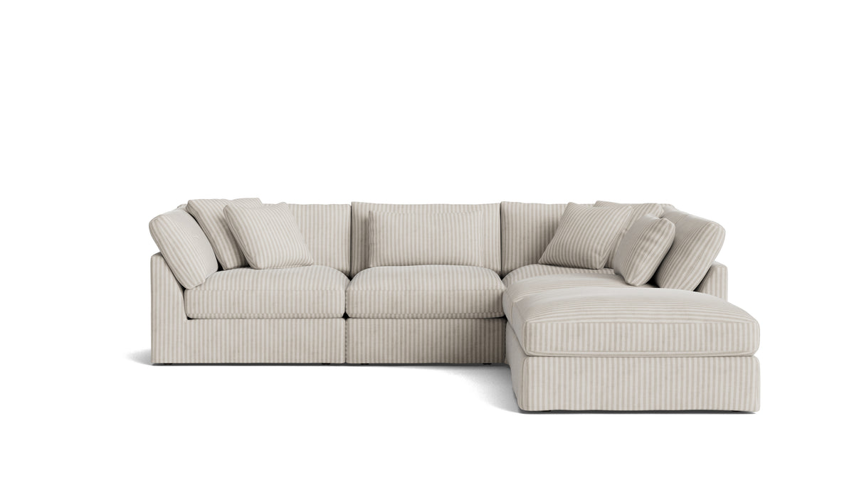 Get Together™ 5-Piece Modular Sectional, Large, Newport Stripe