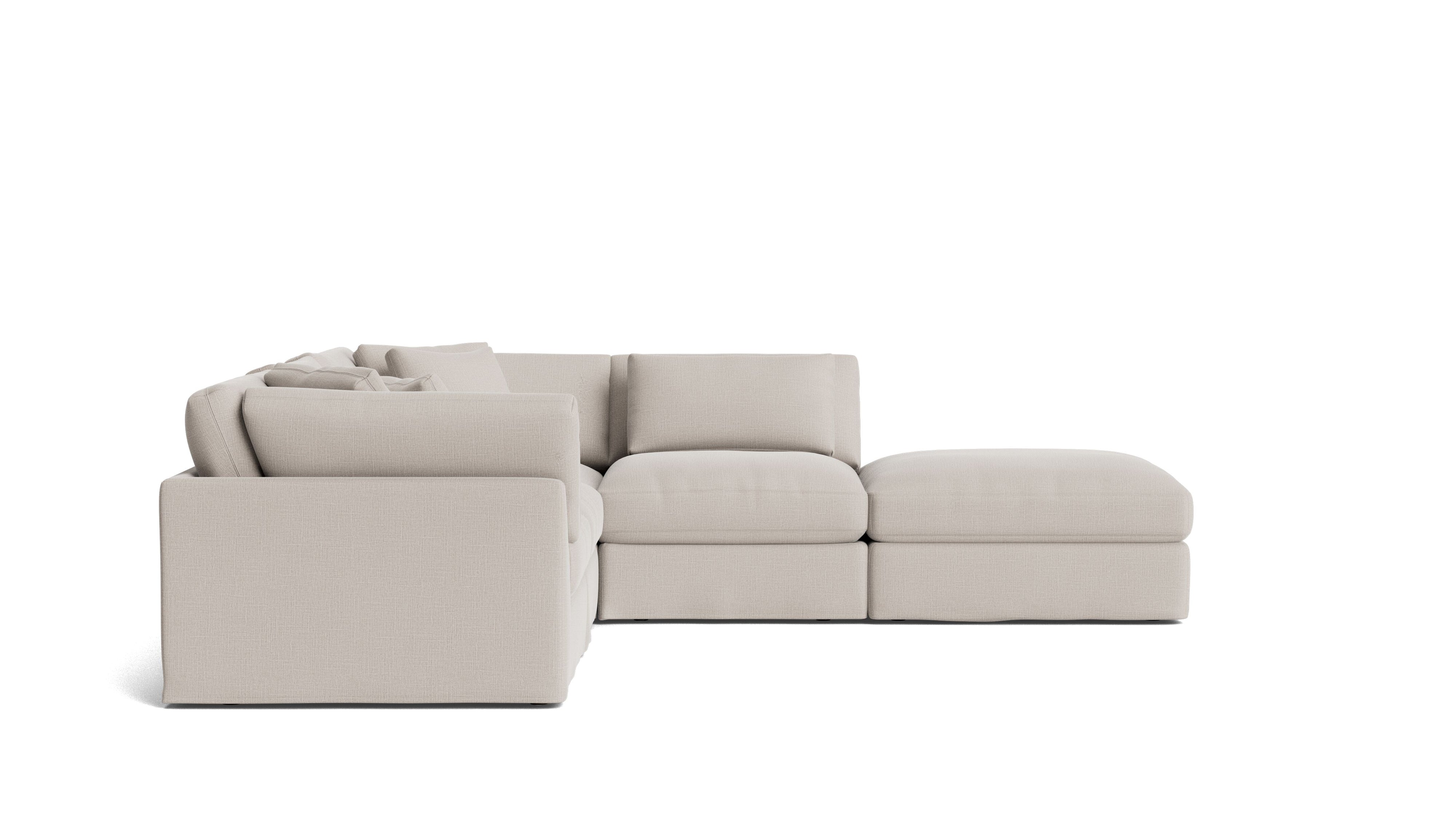Get Together™ 5 - Piece Modular Sectional, Large, Clay - Sundays Company CanadaSEC-YJ-028-015