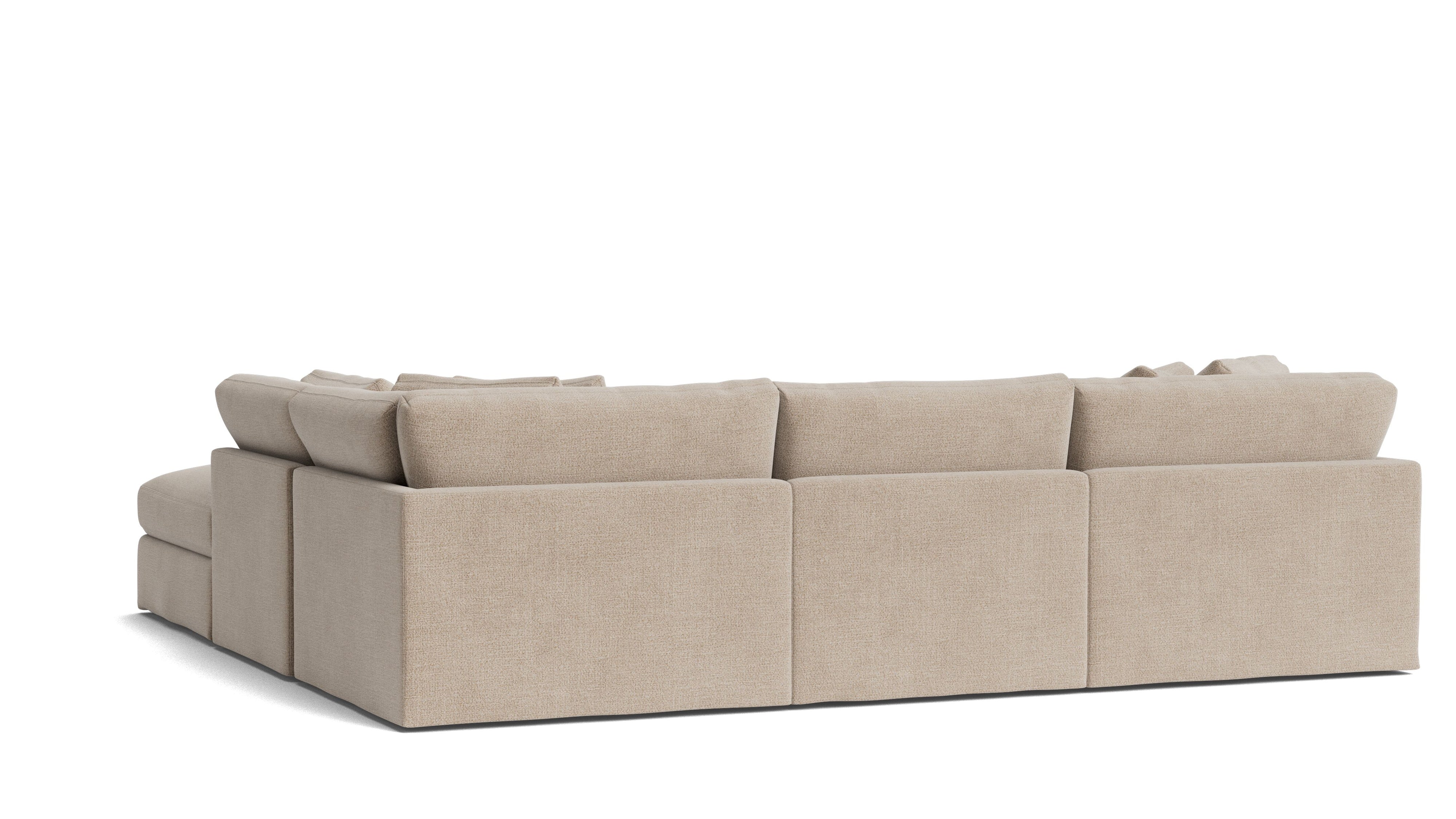 Get Together™ 5 - Piece Modular Sectional, Large, Champagne - Sundays Company CanadaSEC-YJ-028-041