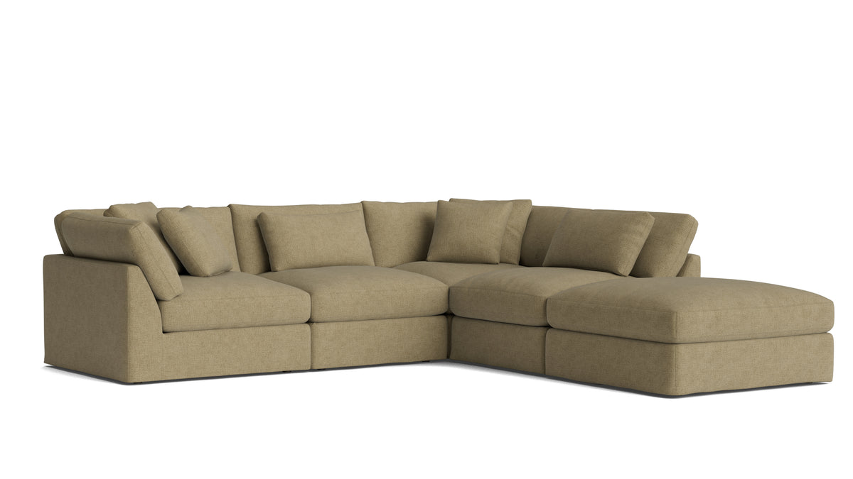Get Together™ 5-Piece Modular Sectional, Large, Olive — alternate view