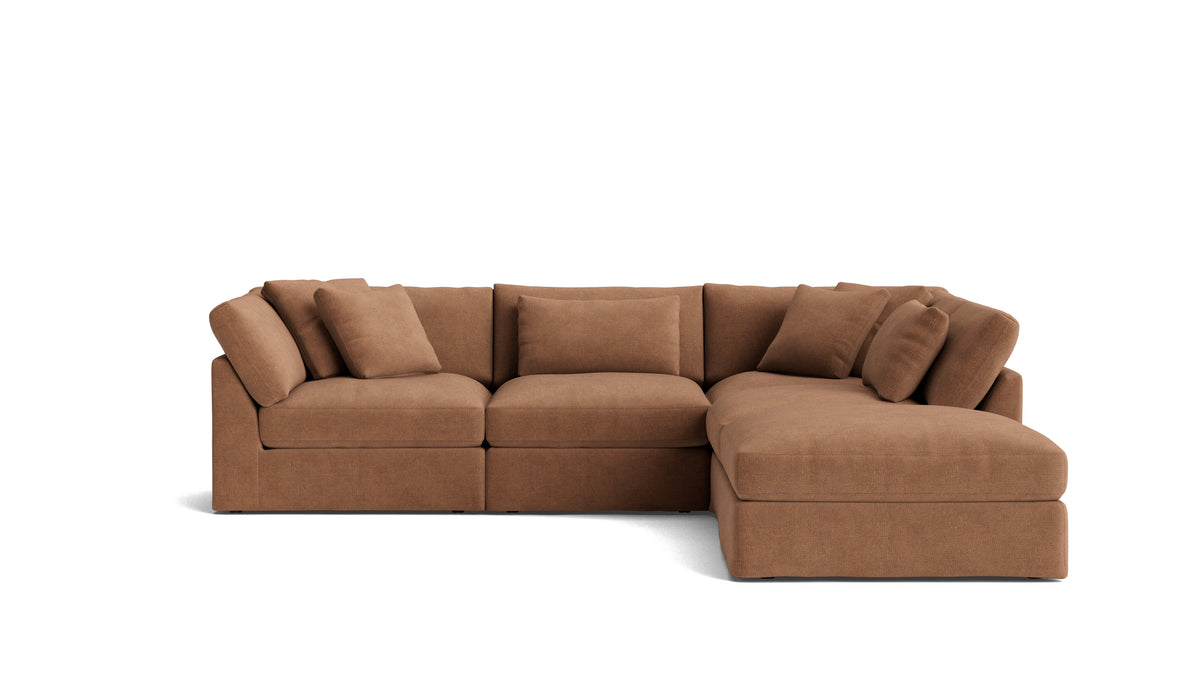 Get Together™ 5-Piece Modular Sectional, Large, Spice