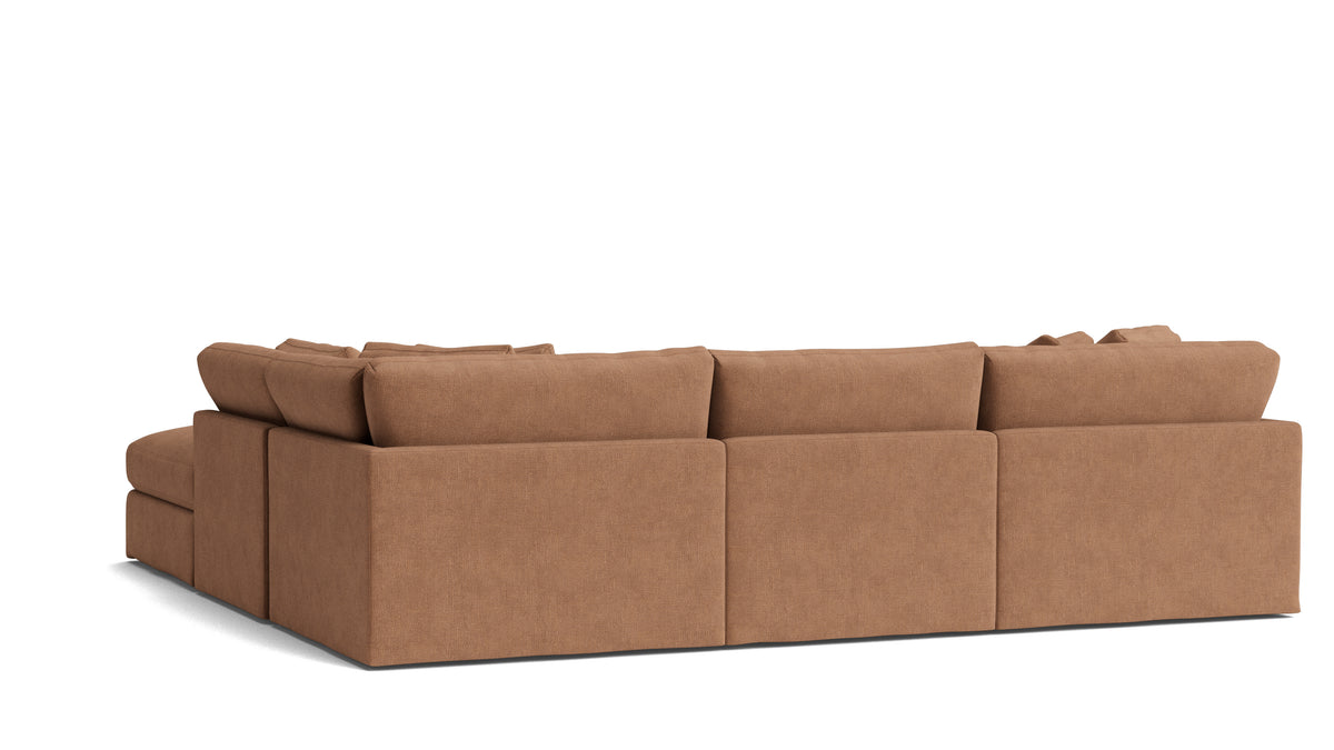 Get Together™ 5-Piece Modular Sectional, Large, Spice