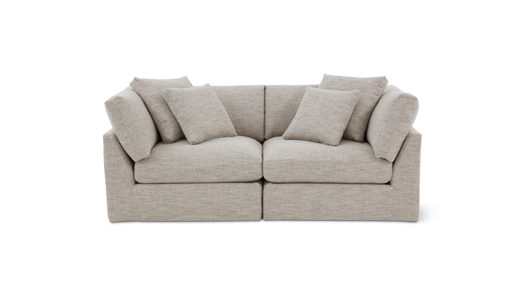 Get Together™ 2-Piece Modular Sofa, Large, Oatmeal_image