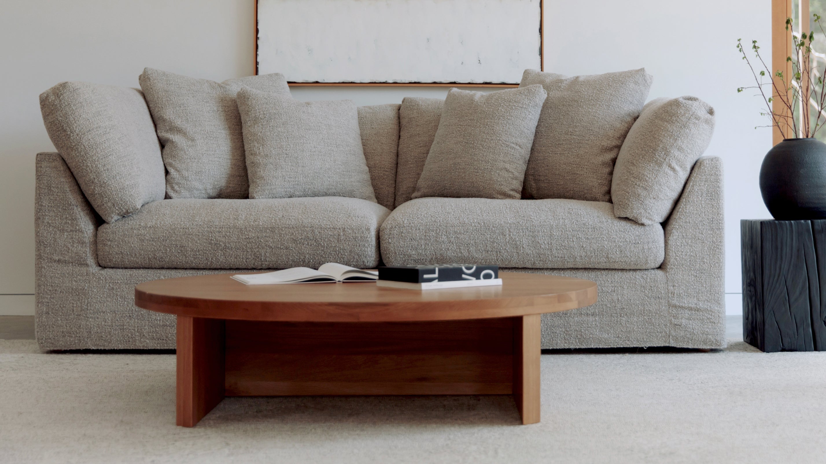 Get Together™ 2-Piece Modular Sofa, Large, Oatmeal