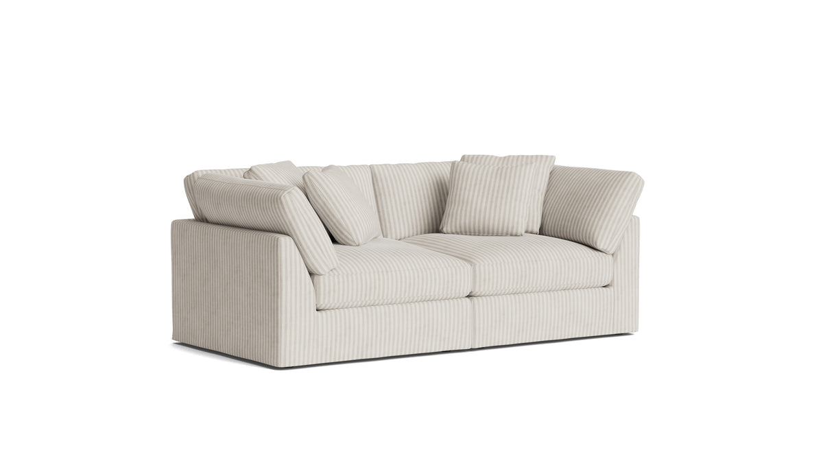 Get Together™ 2-Piece Modular Sofa, Large, Newport Stripe — alternate view