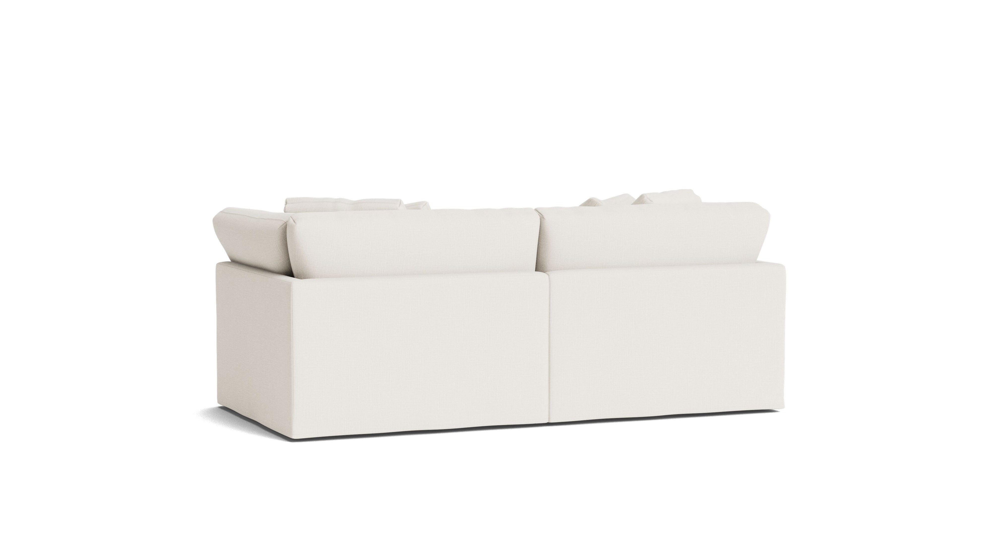 Get Together™ 2 - Piece Modular Sofa, Large, Cream Linen - Sundays Company CanadaSEC-YJ-029-018