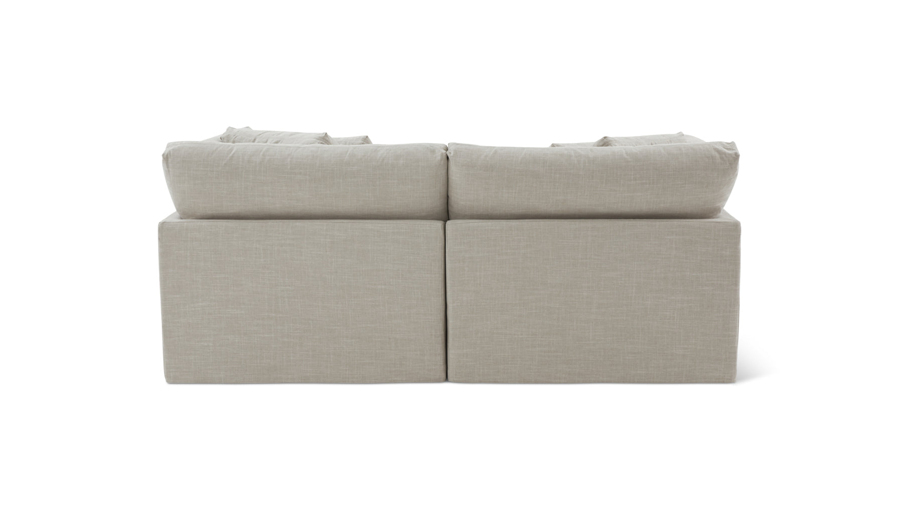 Get Together™ 2-Piece Modular Sofa, Large, Light Pebble - Image 10