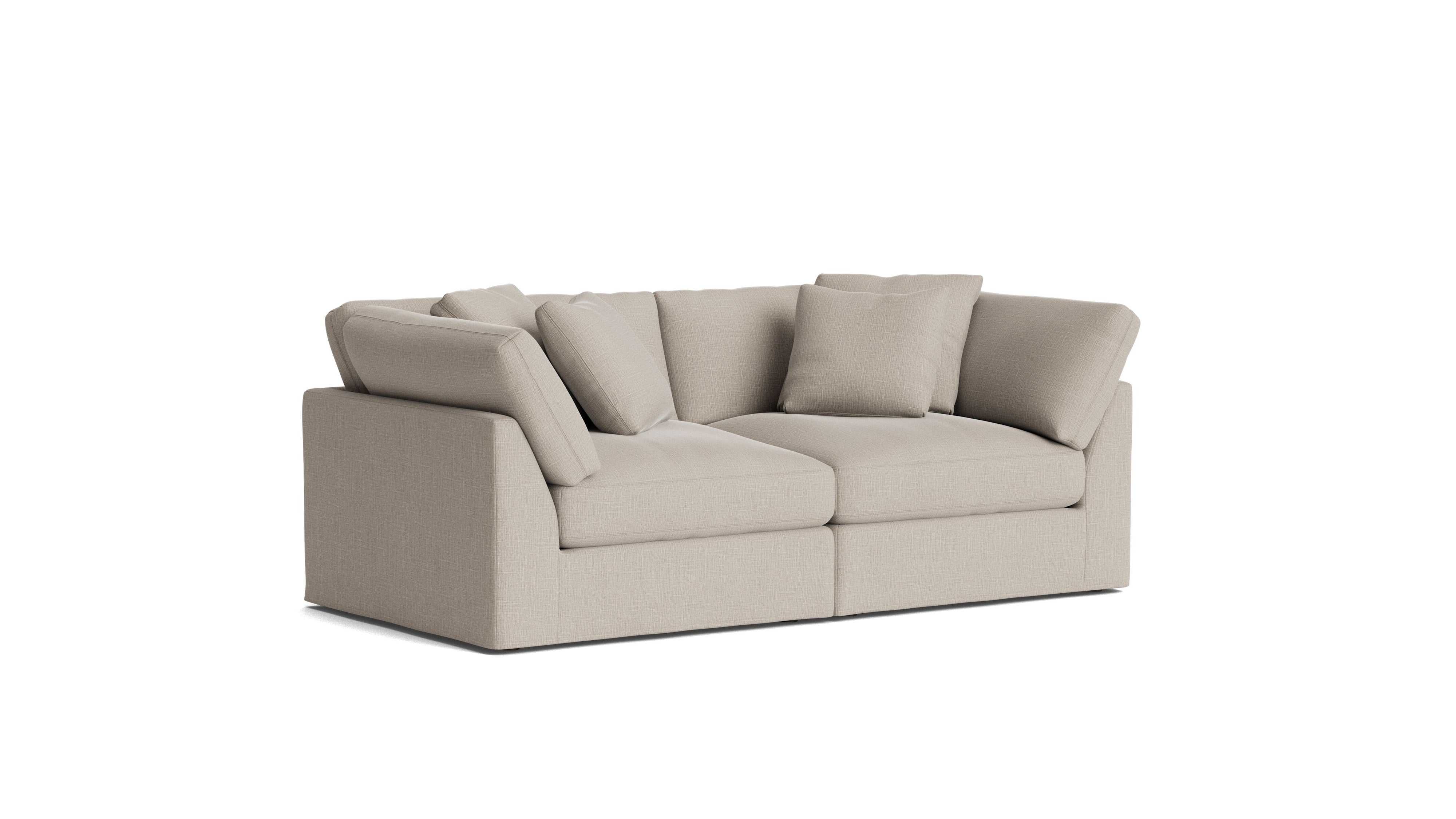 Get Together™ 2 - Piece Modular Sofa, Large, Light Pebble - Sundays Company CanadaSEC-YJ-029-029