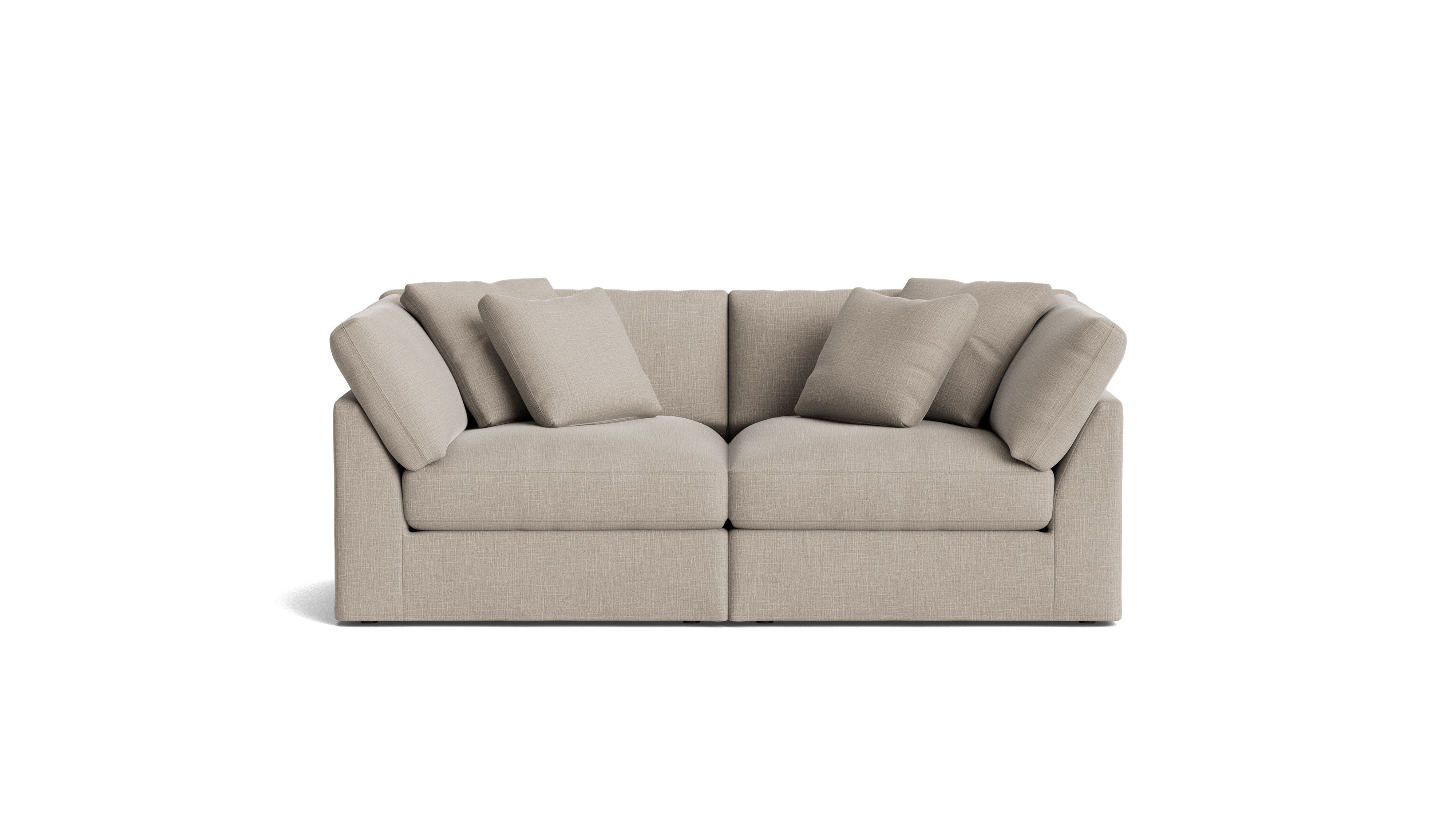 Get Together™ 2 - Piece Modular Sofa, Large, Light Pebble - Sundays Company CanadaSEC-YJ-029-029