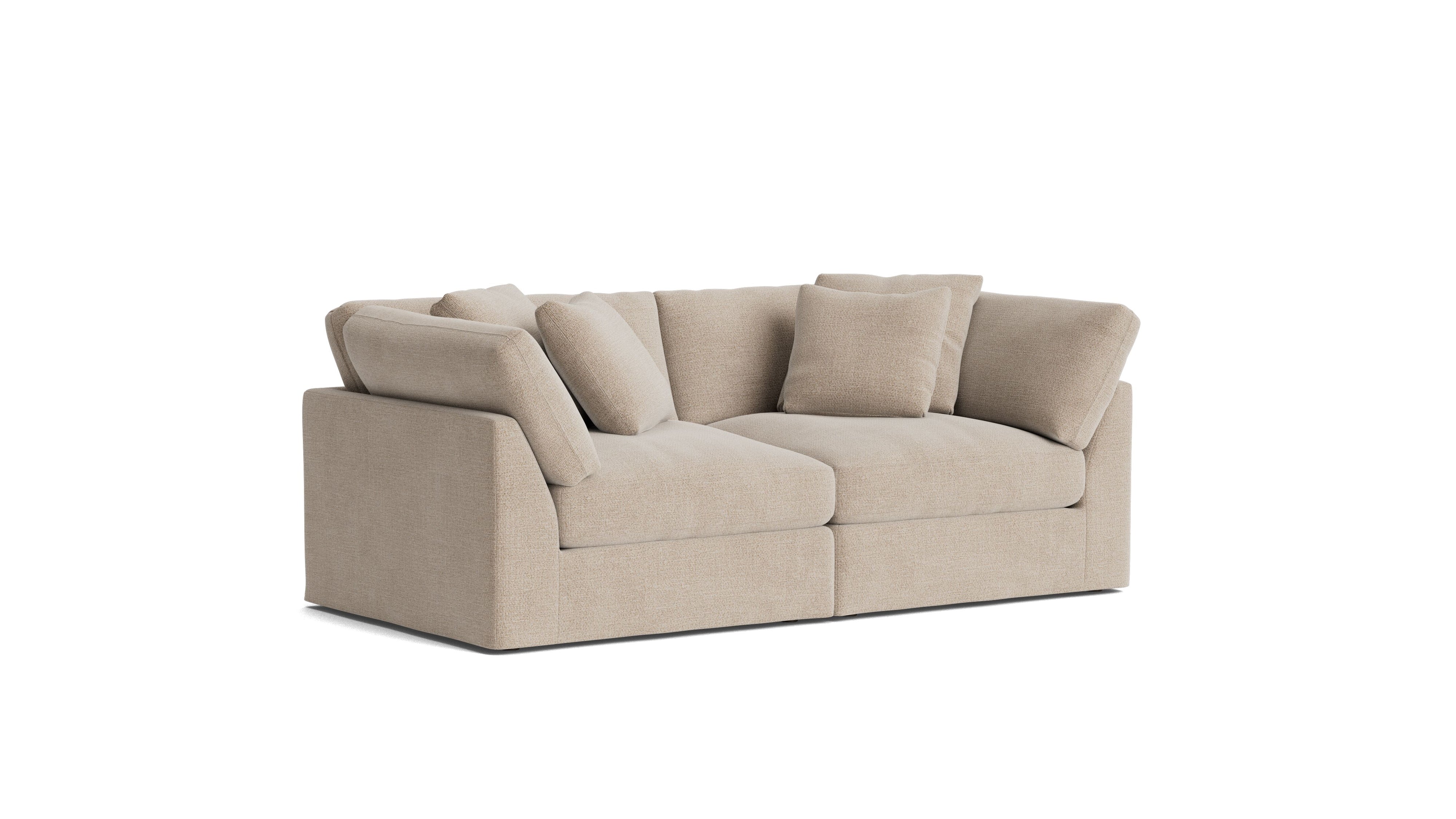 Get Together™ 2 - Piece Modular Sofa, Large, Champagne - Sundays Company CanadaSEC-YJ-029-041