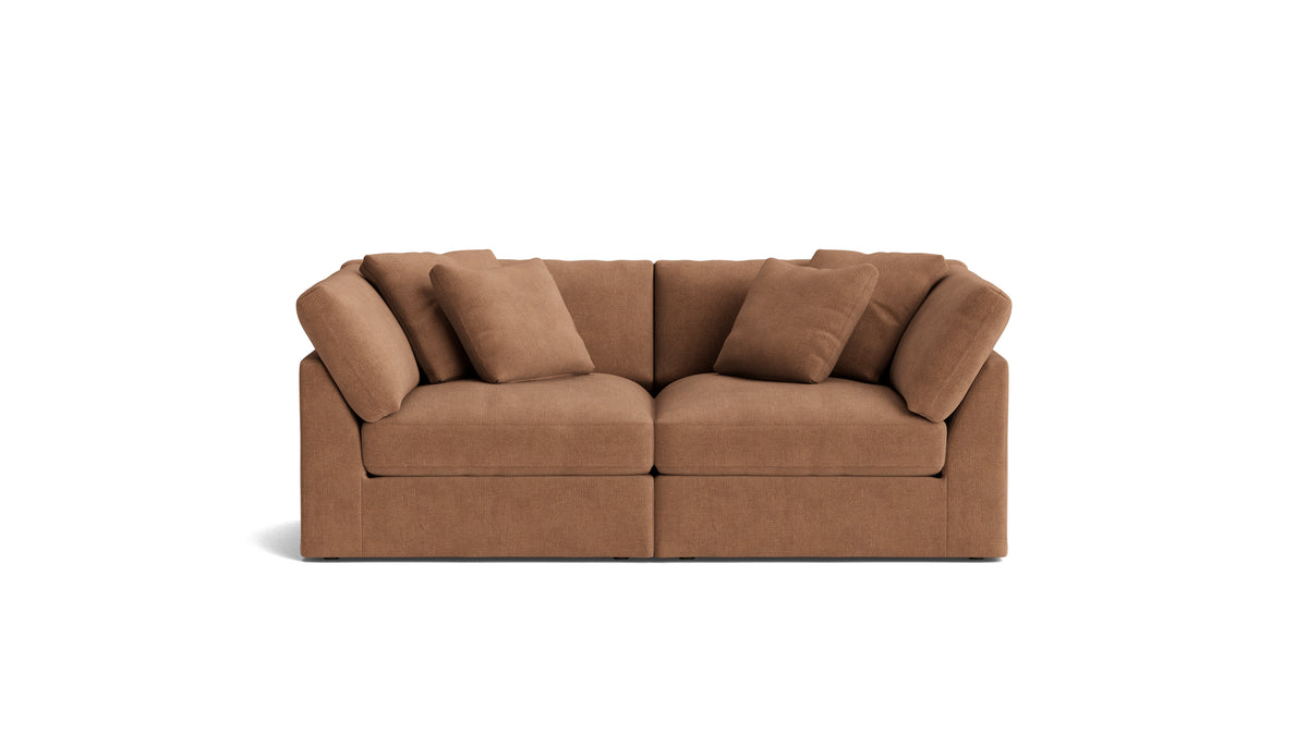 Get Together™ 2-Piece Modular Sofa, Large, Spice