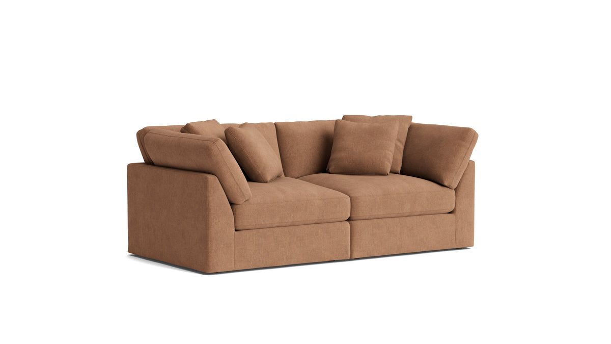 Get Together™ 2-Piece Modular Sofa, Large, Spice — alternate view