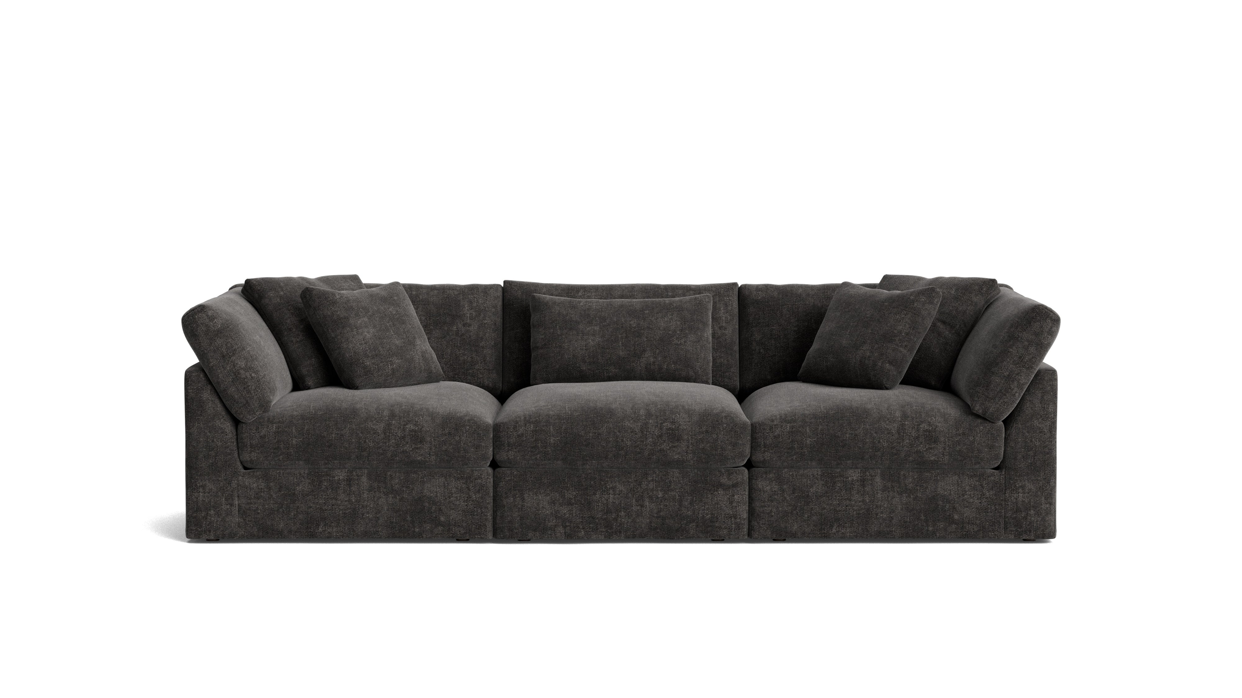 Get Together™ 3 - Piece Modular Sofa, Large, Truffle - Sundays Company CanadaSEC-YJ-030-003