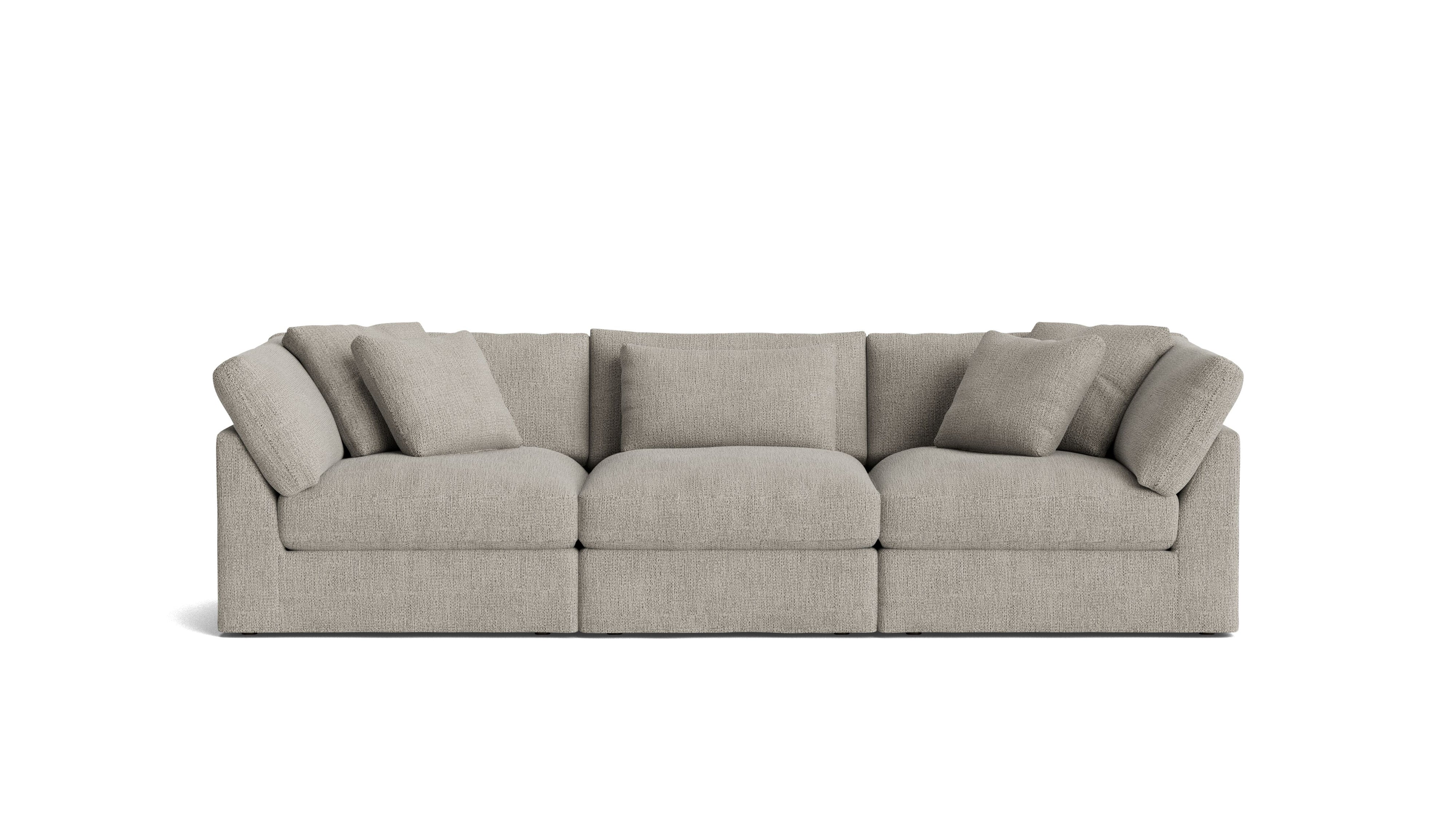 Get Together™ 3 - Piece Modular Sofa, Large, Oatmeal - Sundays Company CanadaSEC-YJ-030-007