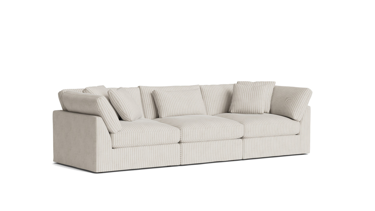 Get Together™ 3-Piece Modular Sofa, Large, Newport Stripe — alternate view