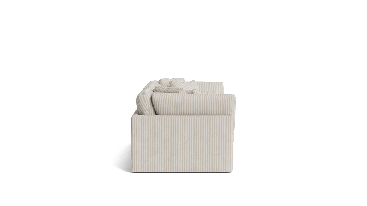 Get Together™ 3-Piece Modular Sofa, Large, Newport Stripe — alternate view