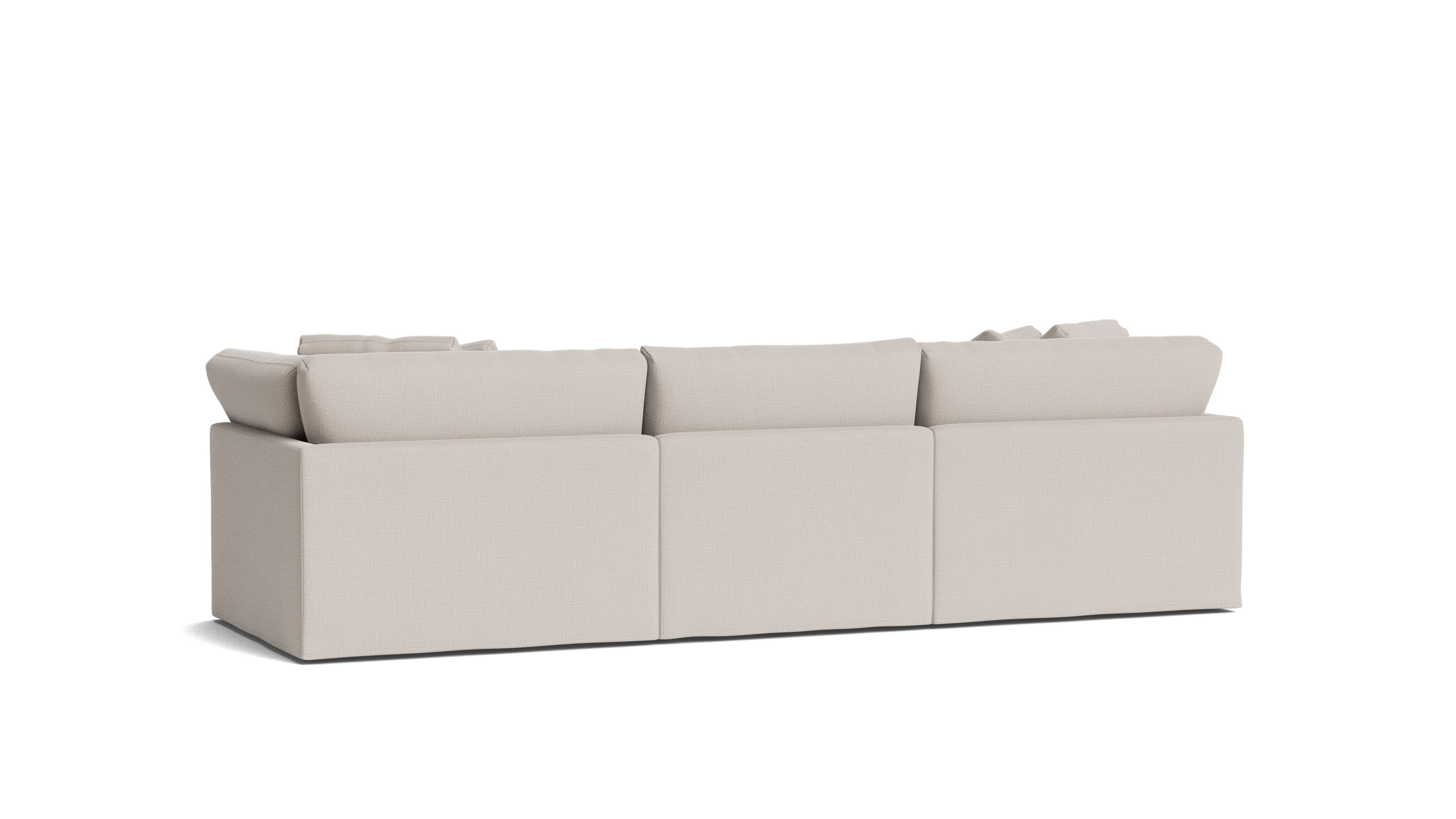 Get Together™ 3 - Piece Modular Sofa, Large, Clay - Sundays Company CanadaSEC-YJ-030-015
