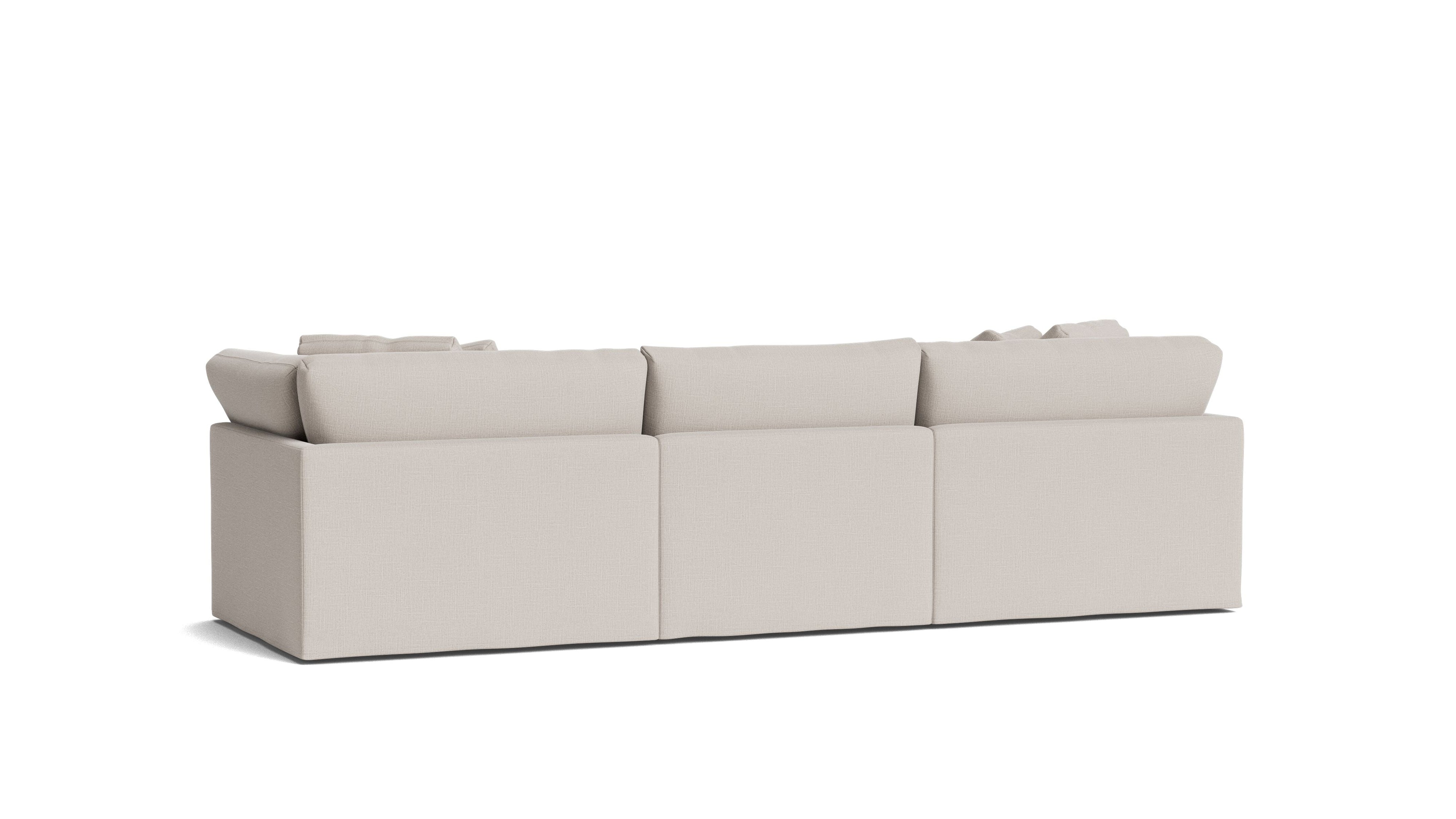 Get Together™ 3-Piece Modular Sofa, Large, Clay