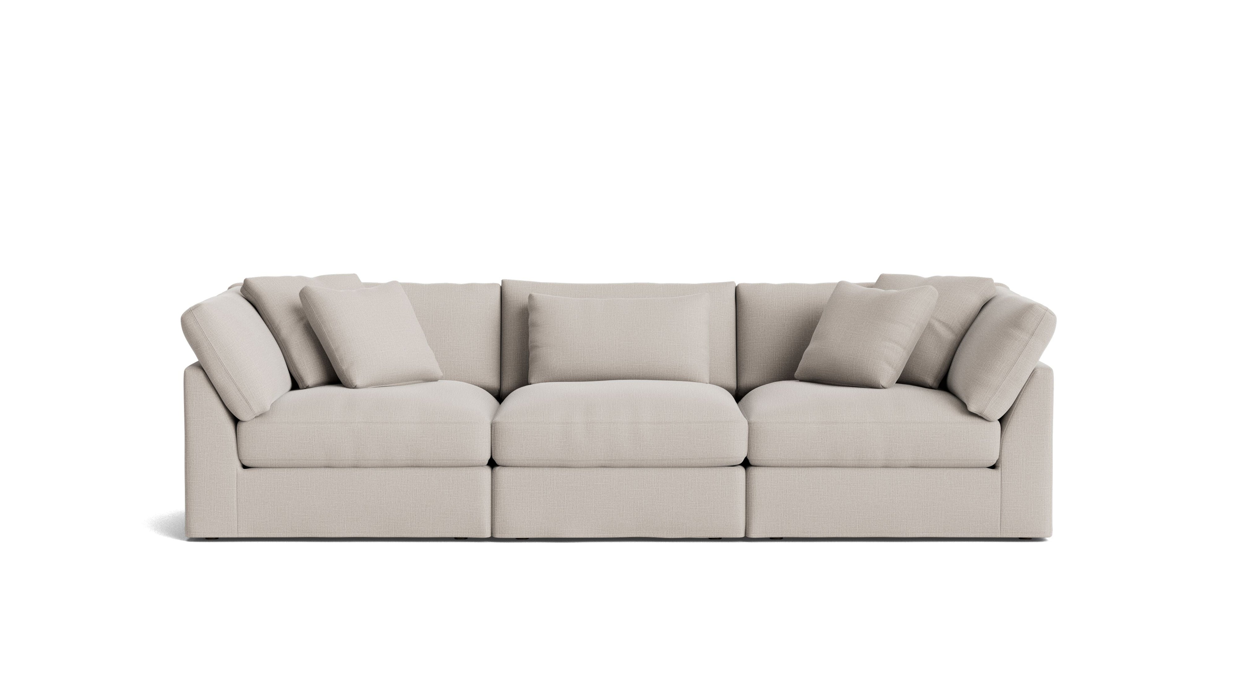 Get Together™ 3-Piece Modular Sofa, Large, Clay