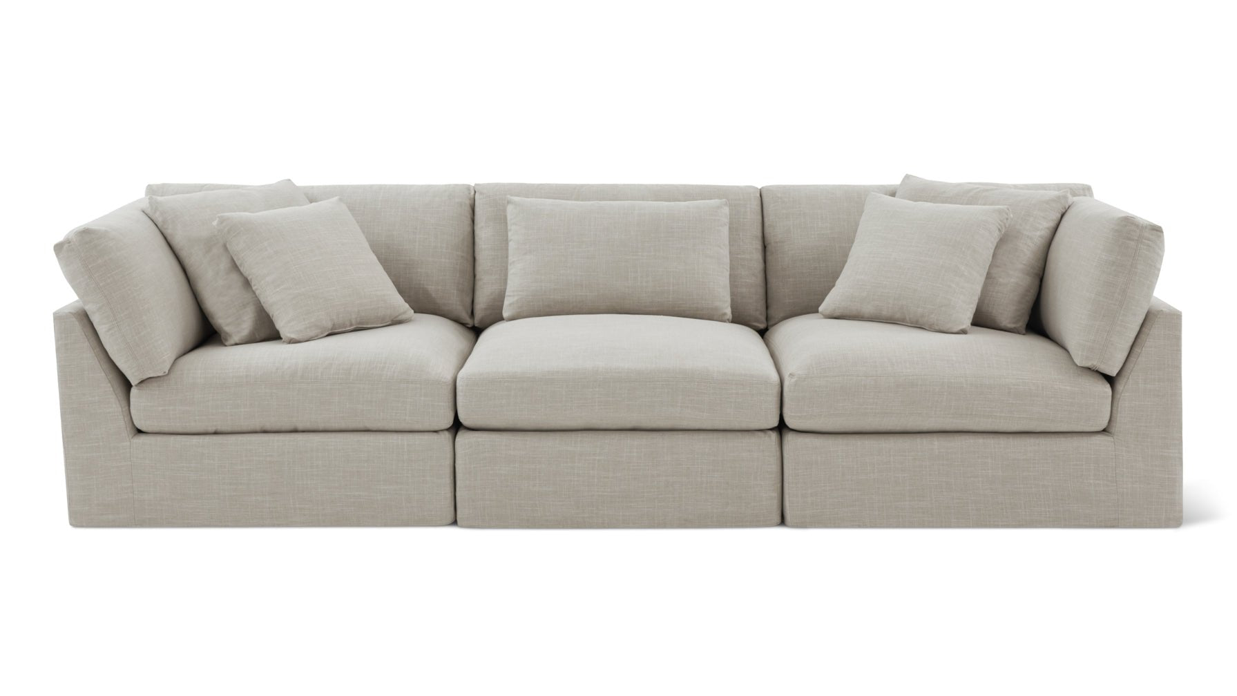 Get Together™ 3-Piece Modular Sofa, Large, Light Pebble_image