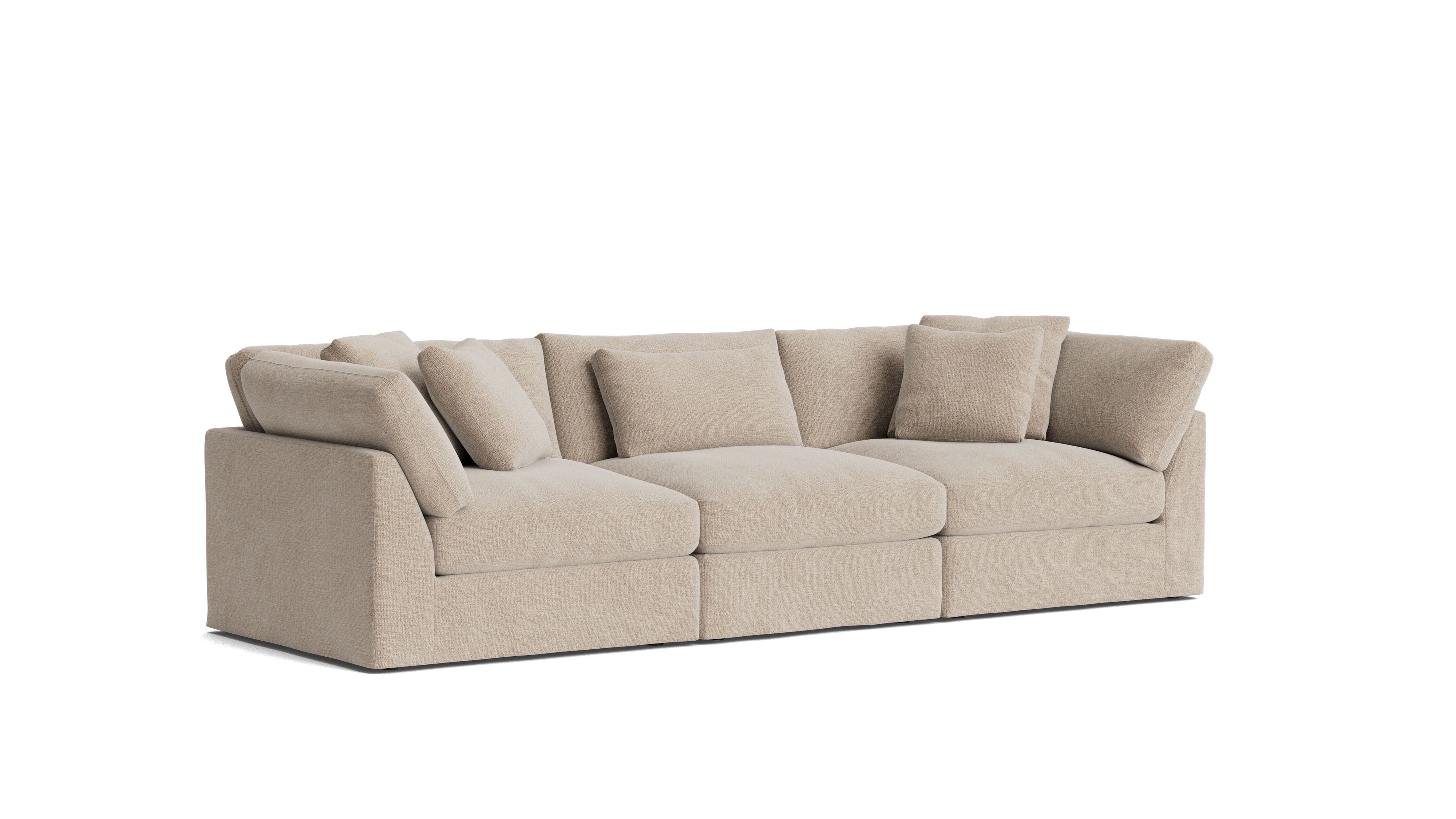 Get Together™ 3 - Piece Modular Sofa, Large, Champagne - Sundays Company CanadaSEC-YJ-030-041
