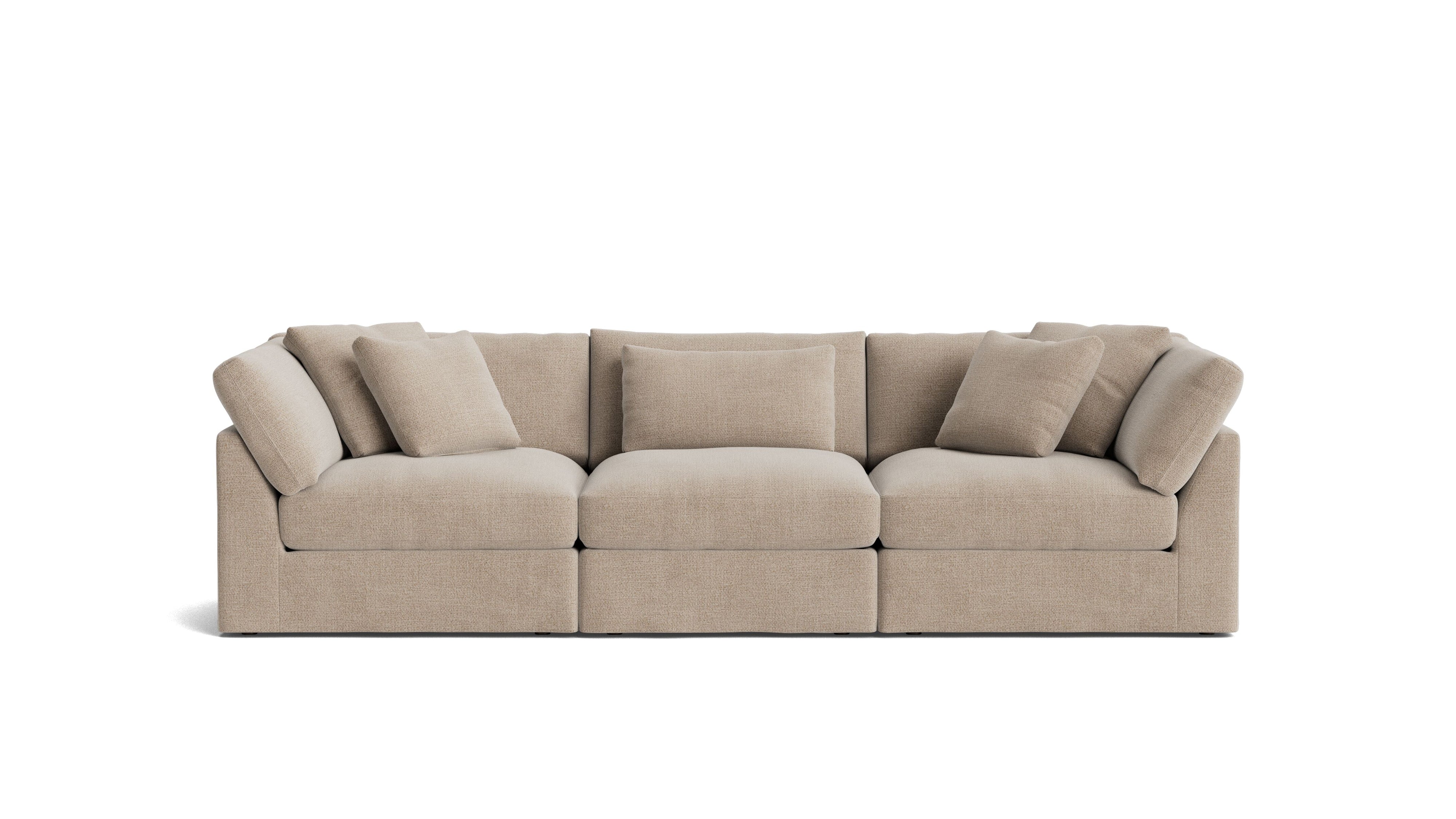 Get Together™ 3 - Piece Modular Sofa, Large, Champagne - Sundays Company CanadaSEC-YJ-030-041