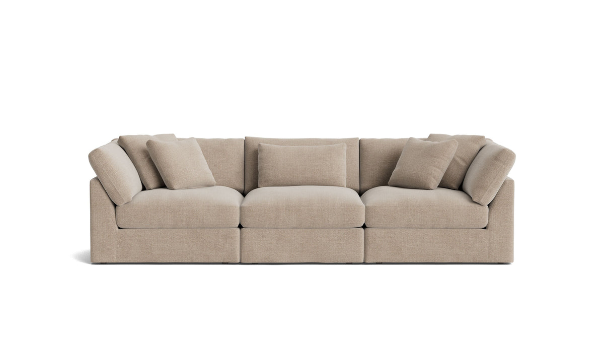 Get Together™ 3-Piece Modular Sofa, Large, Champagne