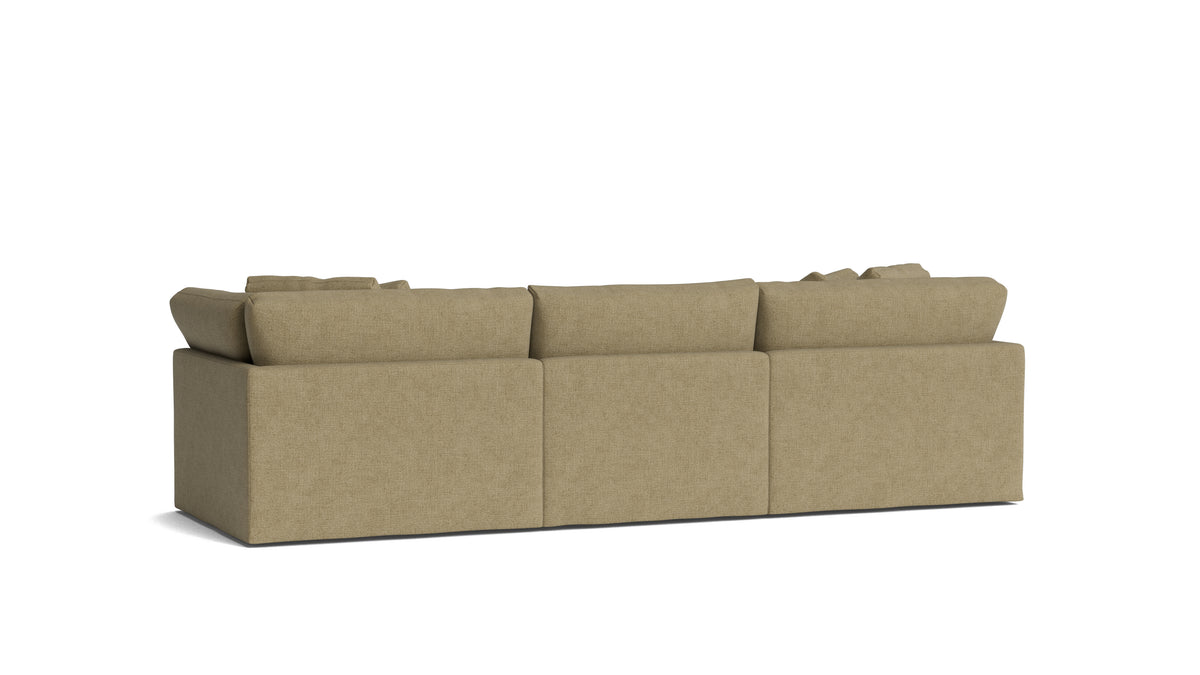 Get Together™ 3-Piece Modular Sofa, Large, Olive — alternate view