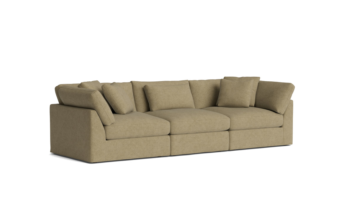Get Together™ 3-Piece Modular Sofa, Large, Olive — alternate view