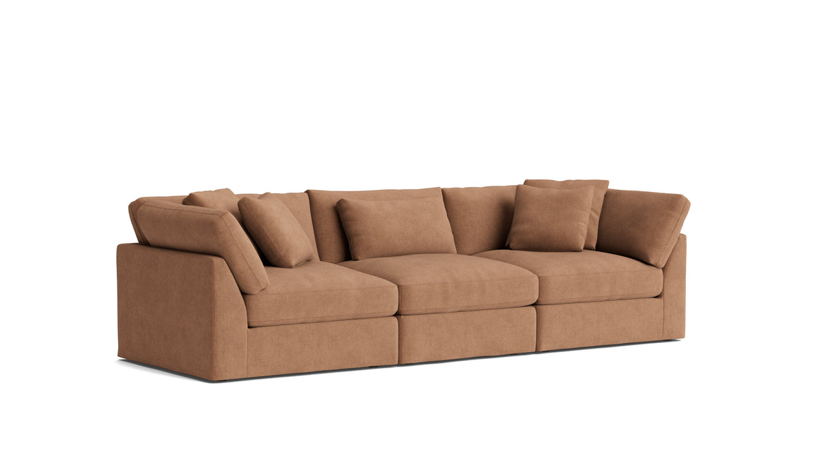 Get Together™ 3-Piece Modular Sofa, Large, Spice — alternate view