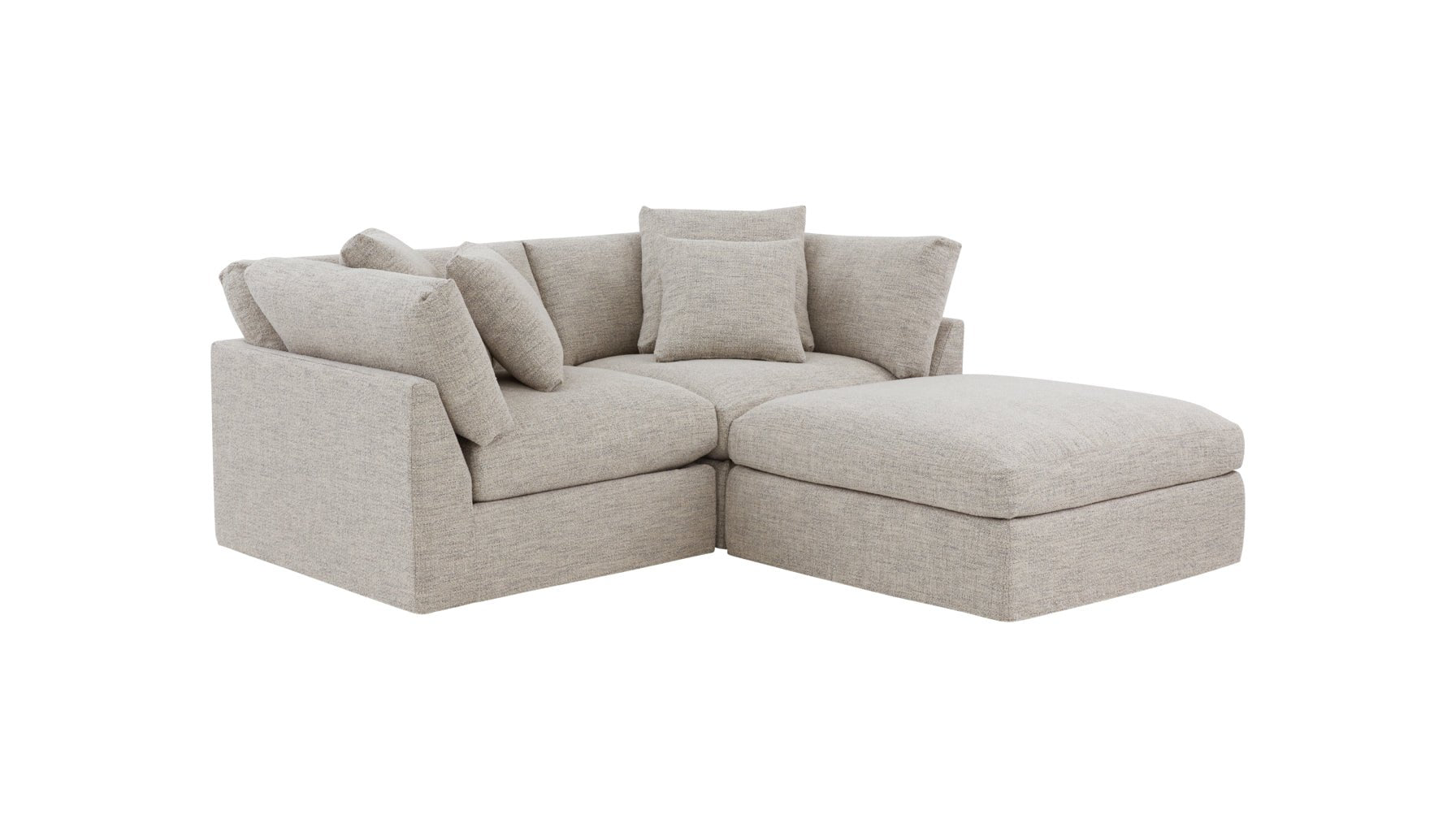 Get Together™ 3-Piece Modular Sectional, Large, Oatmeal - Image 9