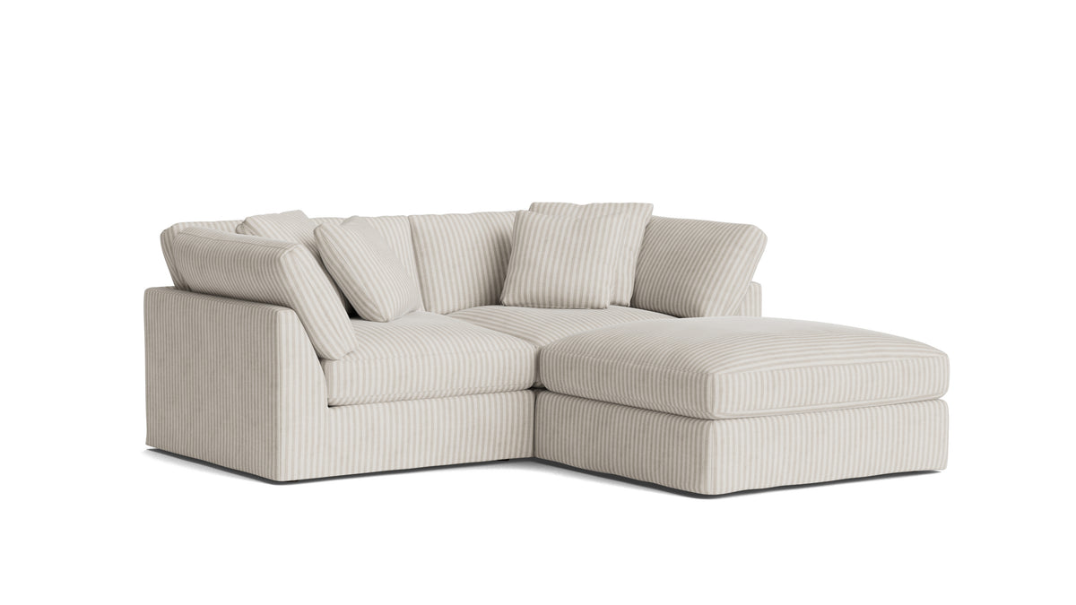 Get Together™ 3-Piece Modular Sectional, Large, Newport Stripe — alternate view