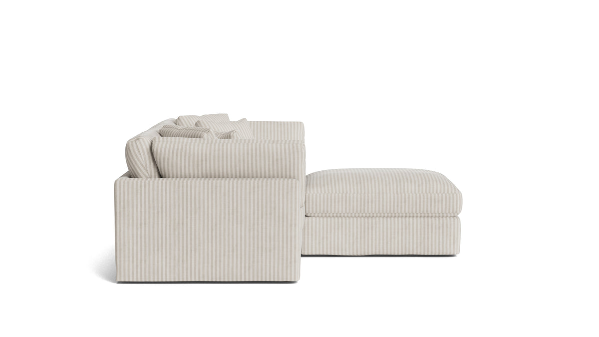 Get Together™ 3-Piece Modular Sectional, Large, Newport Stripe — alternate view