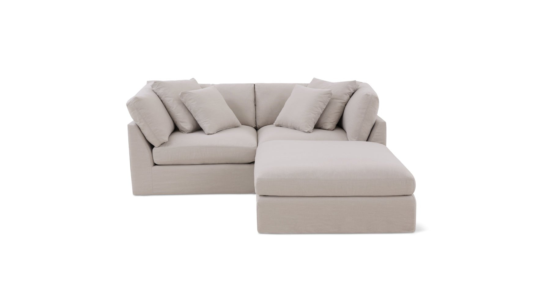 Get Together™ 3-Piece Modular Sectional, Large, Clay_image