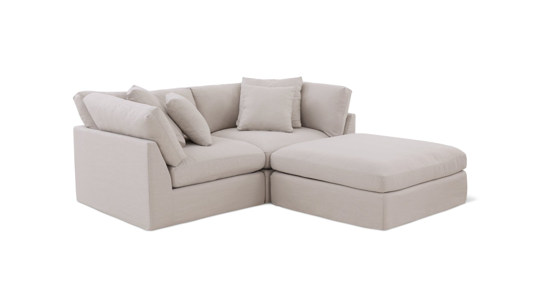 Get Together™ 3-Piece Modular Sectional, Large, Clay - Image 10