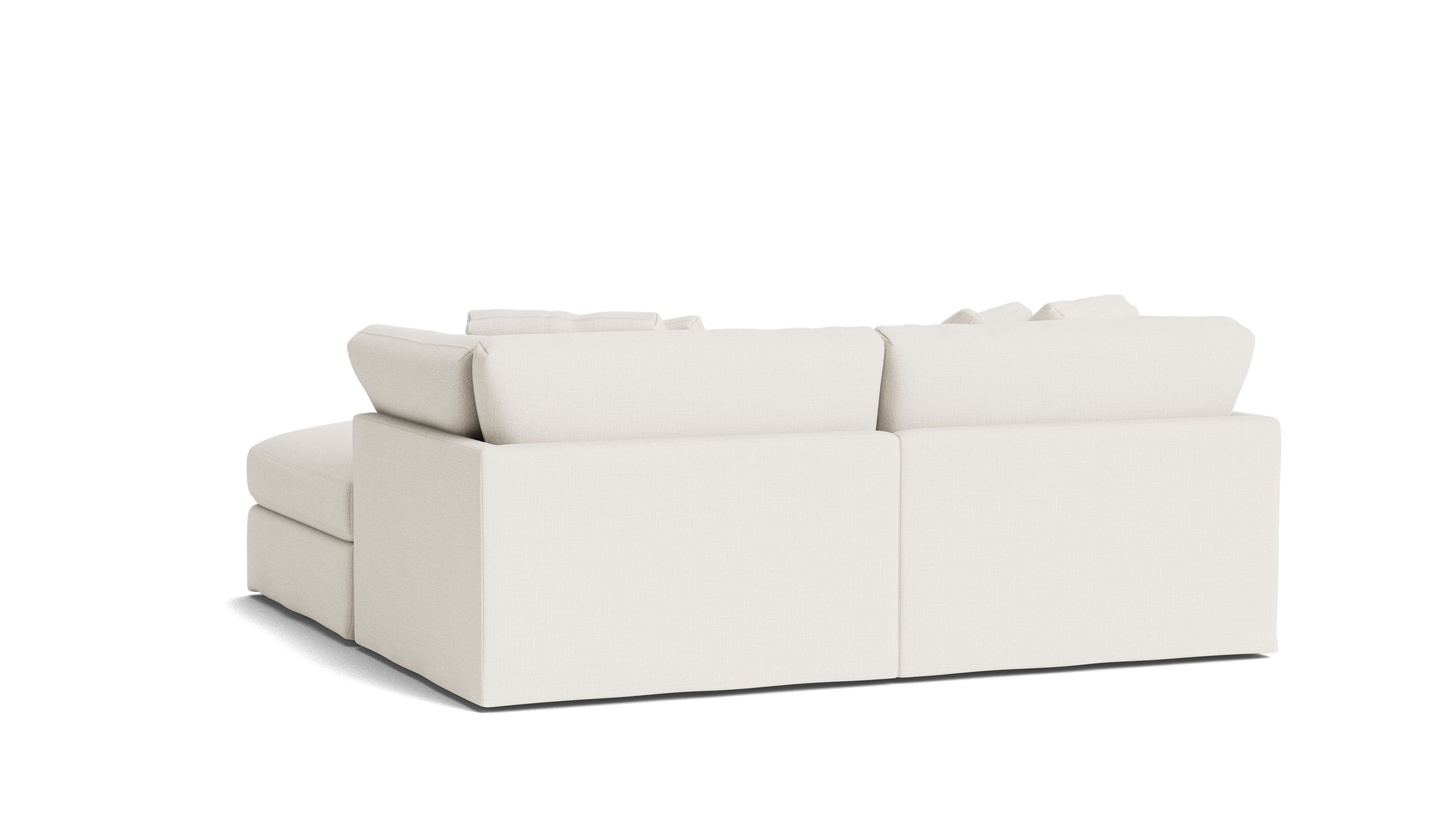 Get Together™ 3 - Piece Modular Sectional, Large, Cream Linen - Sundays Company CanadaSEC-YJ-031-018