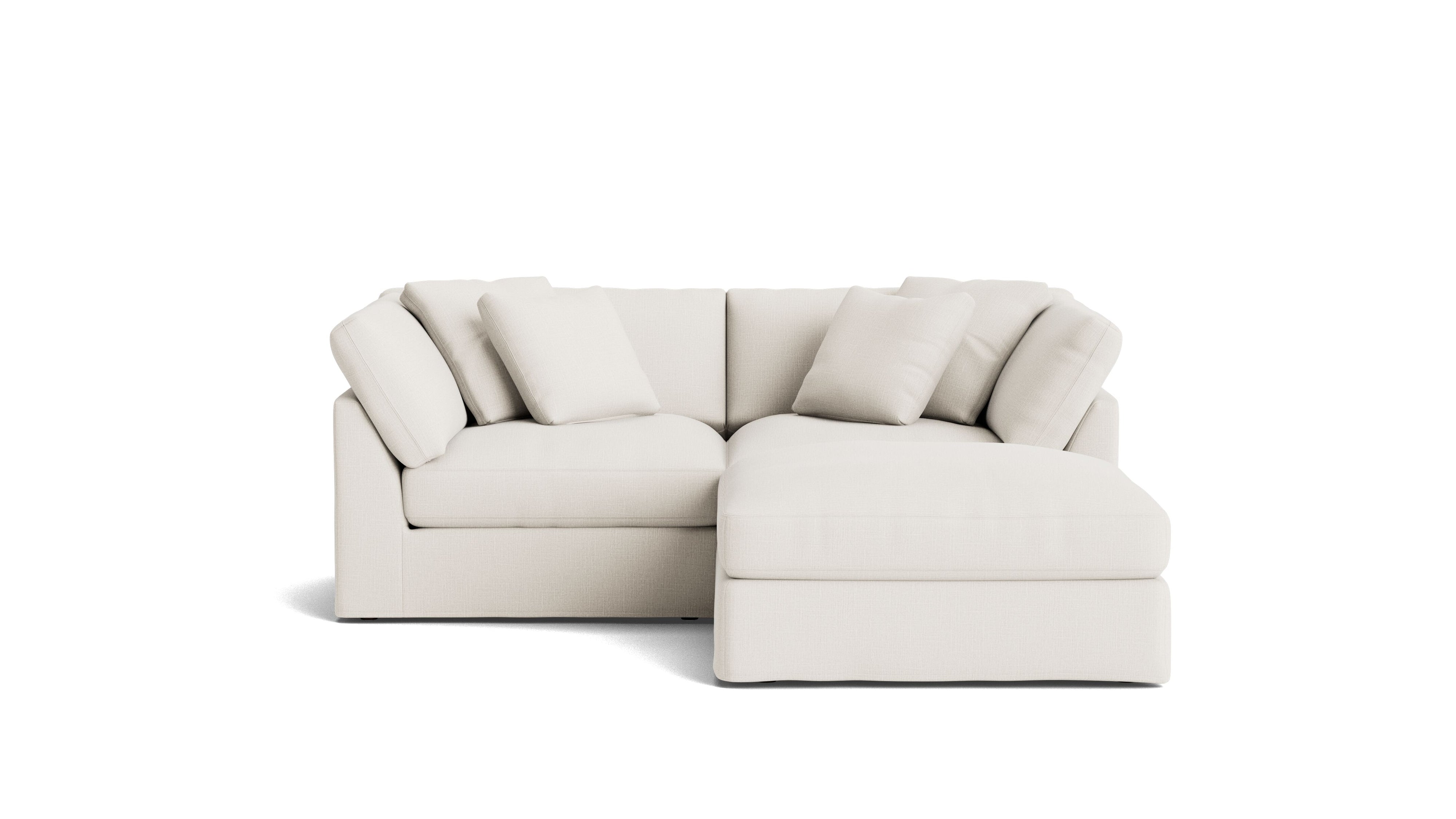 Get Together™ 3 - Piece Modular Sectional, Large, Cream Linen - Sundays Company CanadaSEC-YJ-031-018