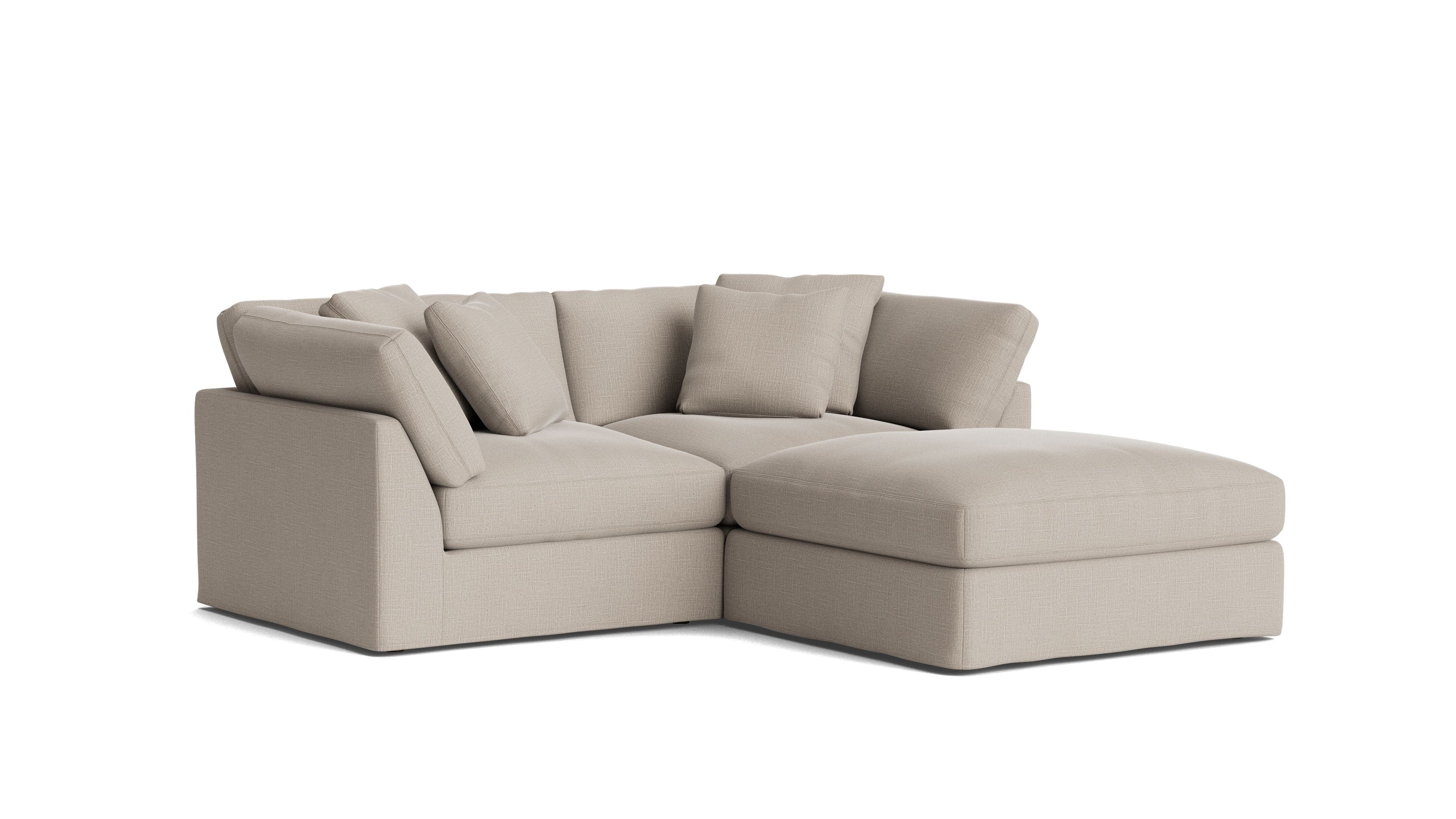Get Together™ 3 - Piece Modular Sectional, Large, Light Pebble - Sundays Company CanadaSEC-YJ-031-029
