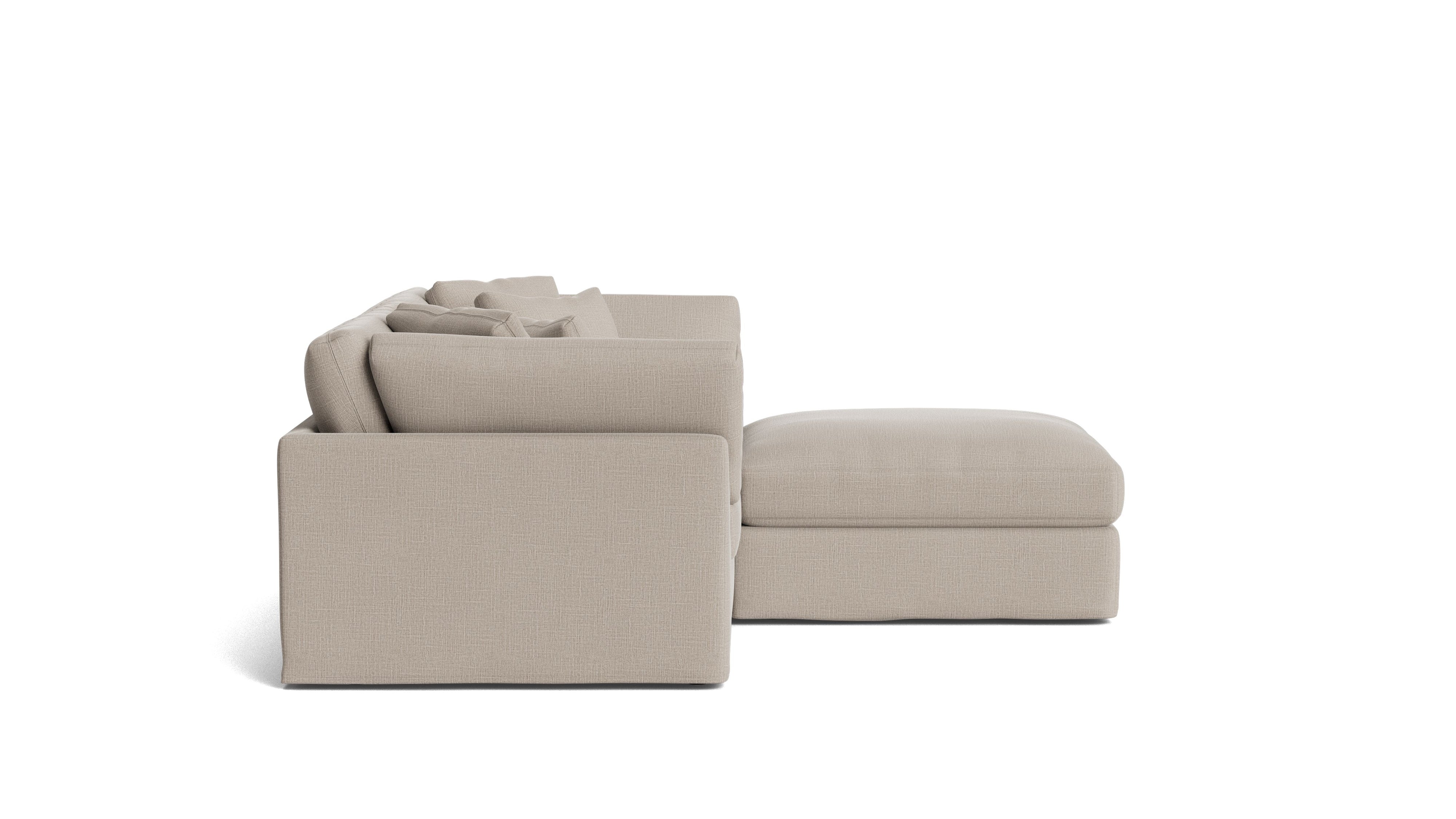 Get Together™ 3 - Piece Modular Sectional, Large, Light Pebble - Sundays Company CanadaSEC-YJ-031-029