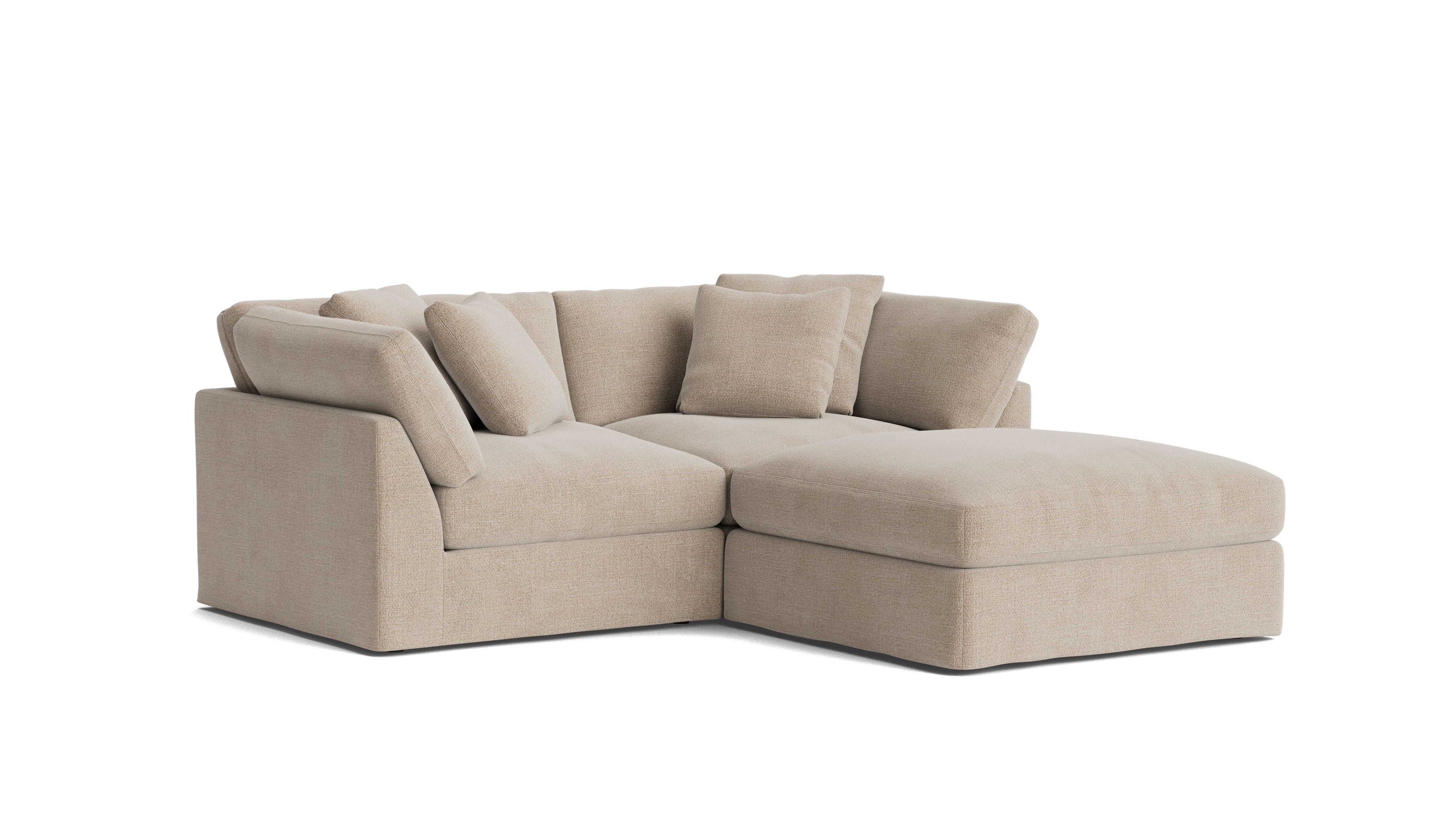 Get Together™ 3 - Piece Modular Sectional, Large, Champagne - Sundays Company CanadaSEC-YJ-031-041