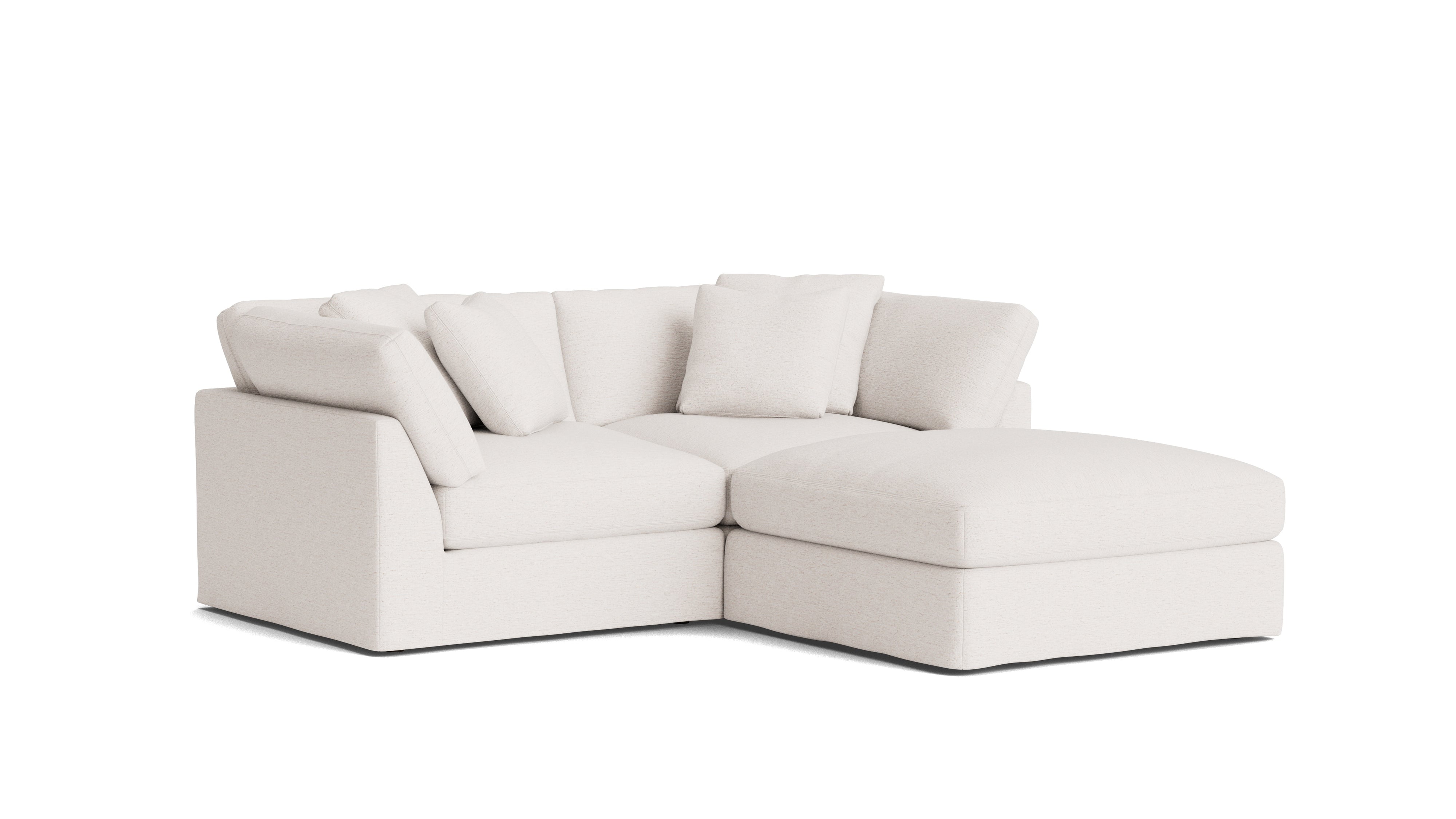Get Together™ 3-Piece Modular Sectional, Large, Nomad Snow