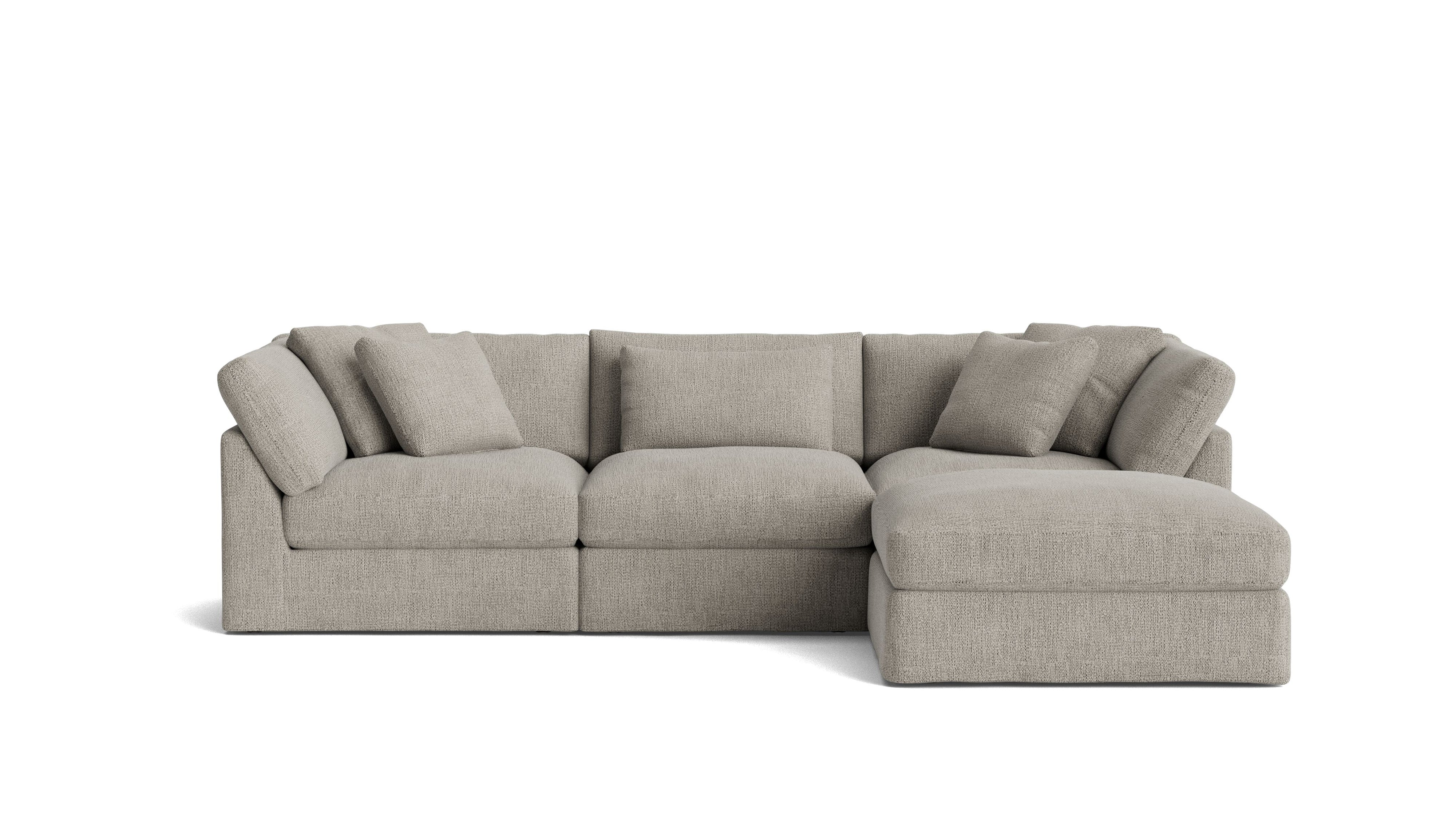 Get Together™ 4 - Piece Modular Sectional, Large, Oatmeal - Sundays Company CanadaSEC-YJ-032-007