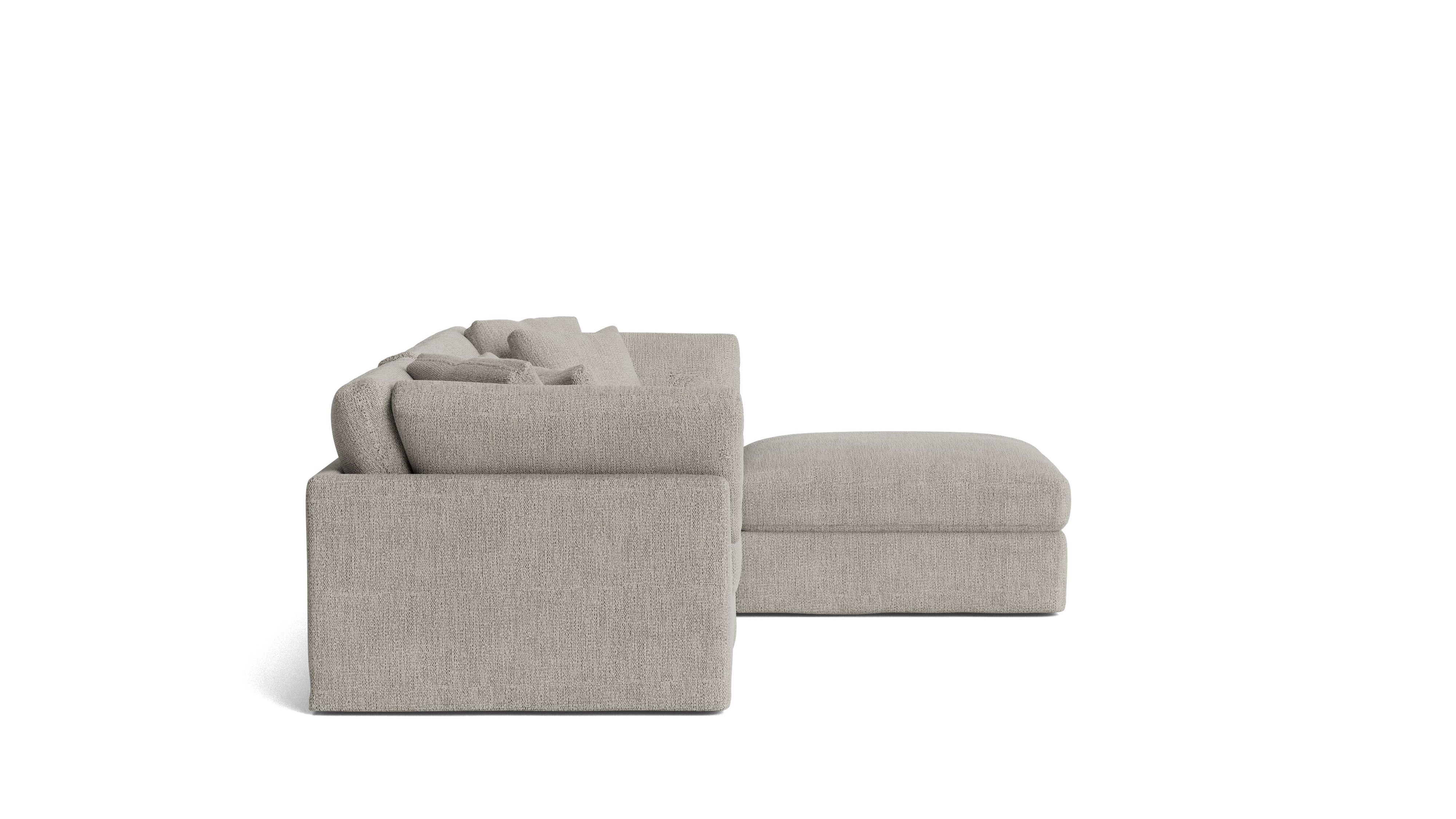 Get Together™ 4 - Piece Modular Sectional, Large, Oatmeal - Sundays Company CanadaSEC-YJ-032-007